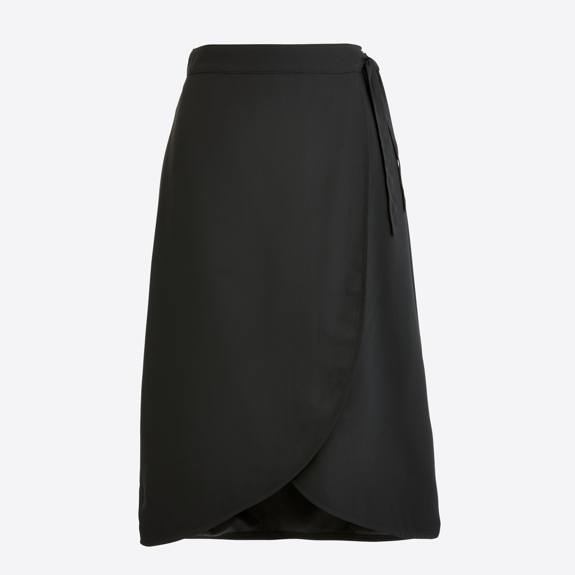 Tulip wrap maxi skirt