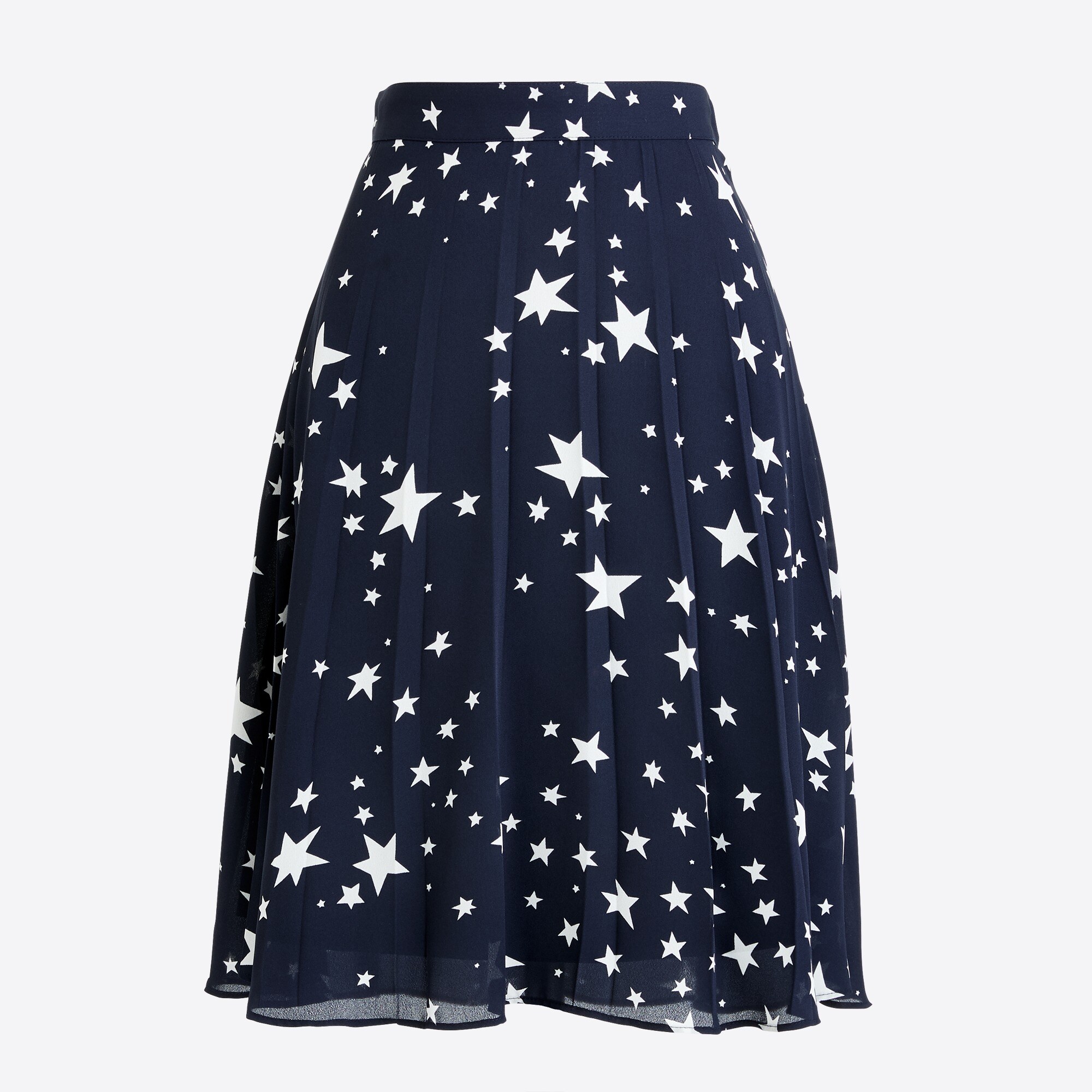 pleated midi skirt for women