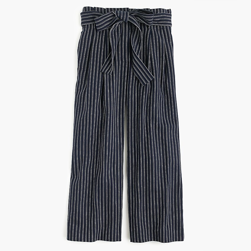j.crew: point sur paper-bag pant for women, right side, view zoomed