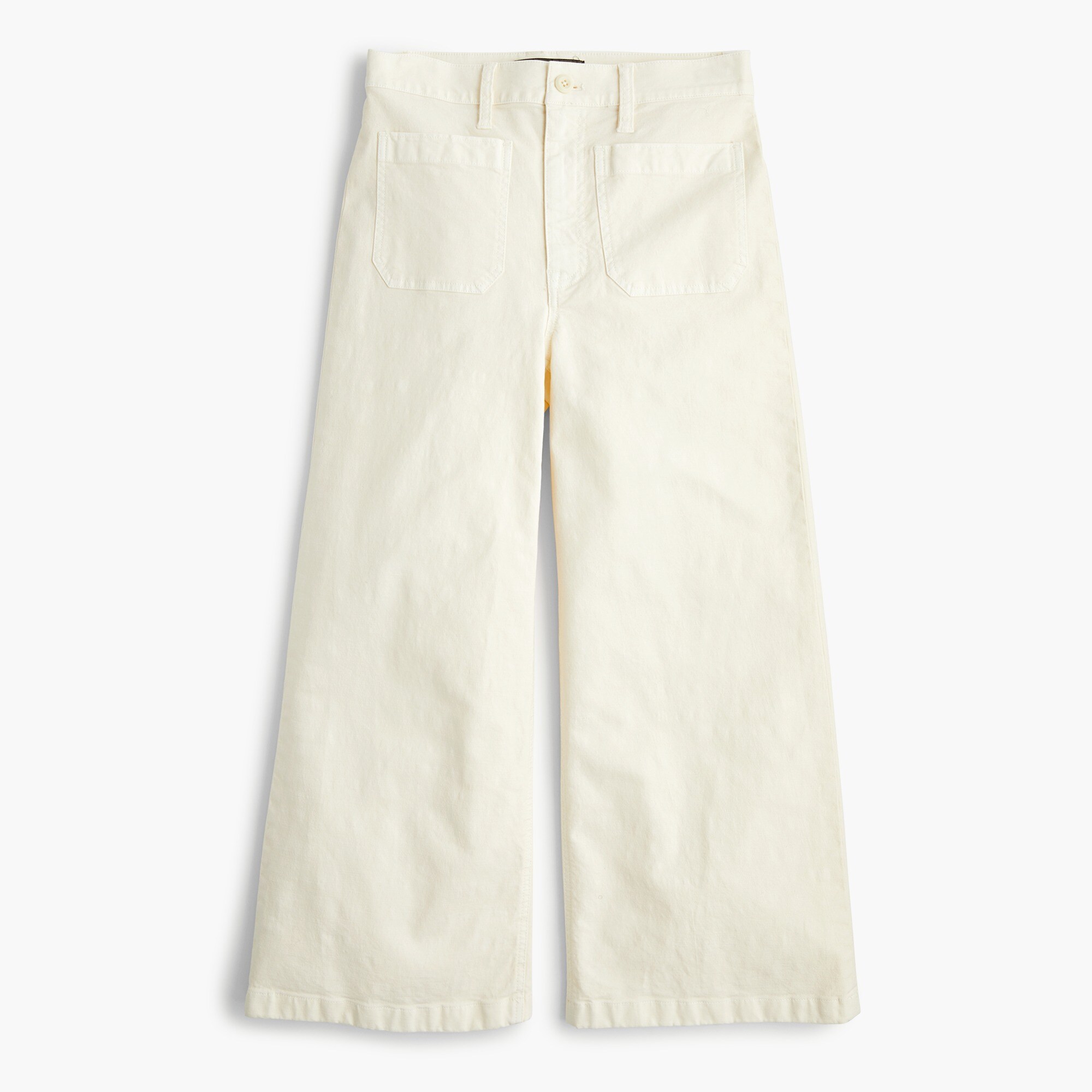 J.Crew: Point Sur Washed Wide-leg Crop Pant For Women