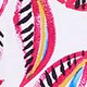 One-shoulder dress in floral print PINK BLUE FLORAL factory: one-shoulder dress in floral print for women