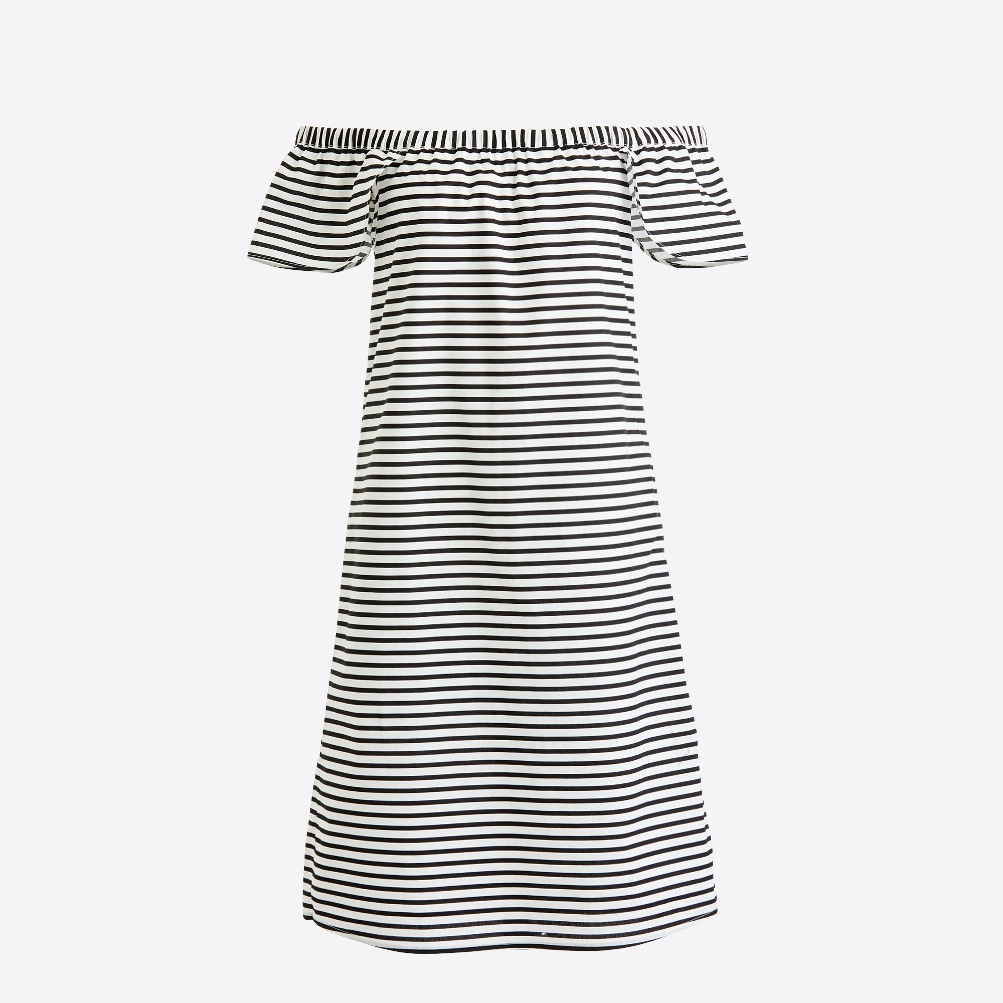 Printed off-the-shoulder dress