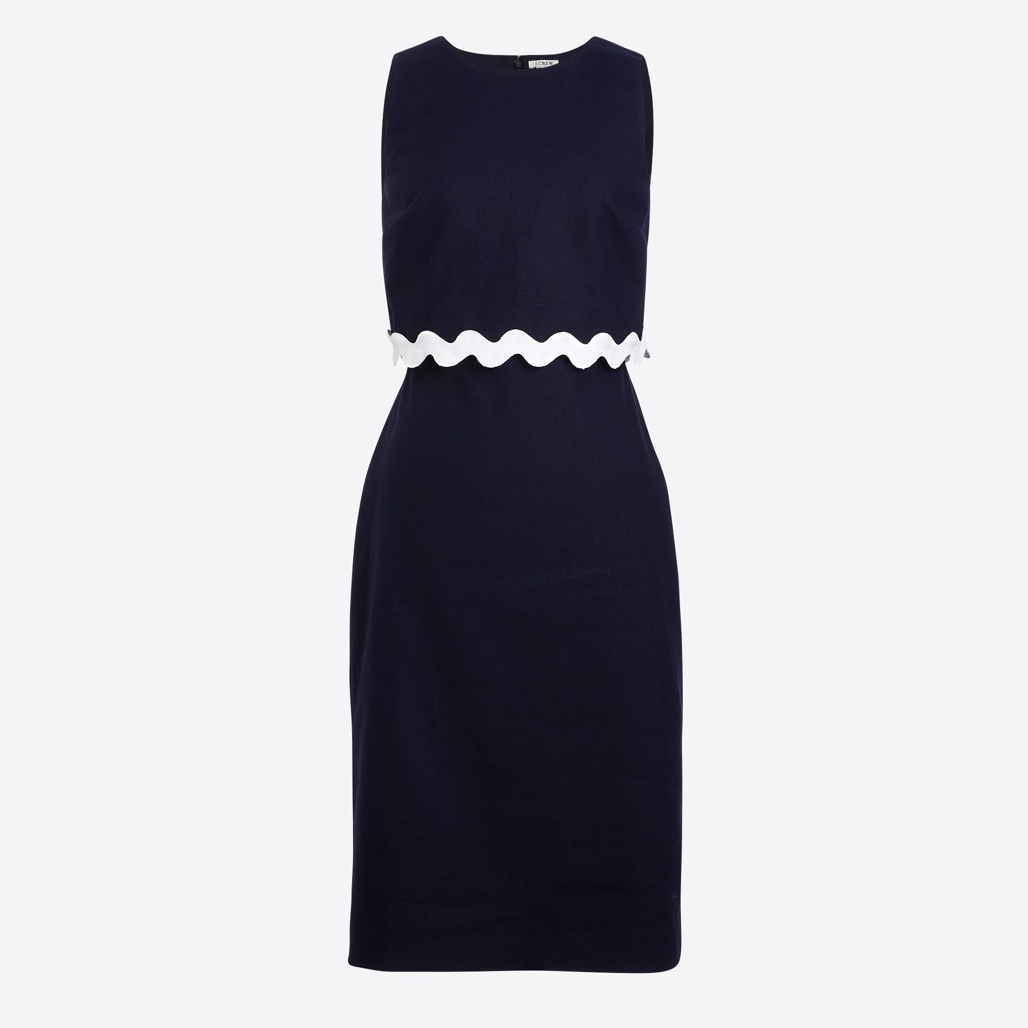 rickrack trim dress for women