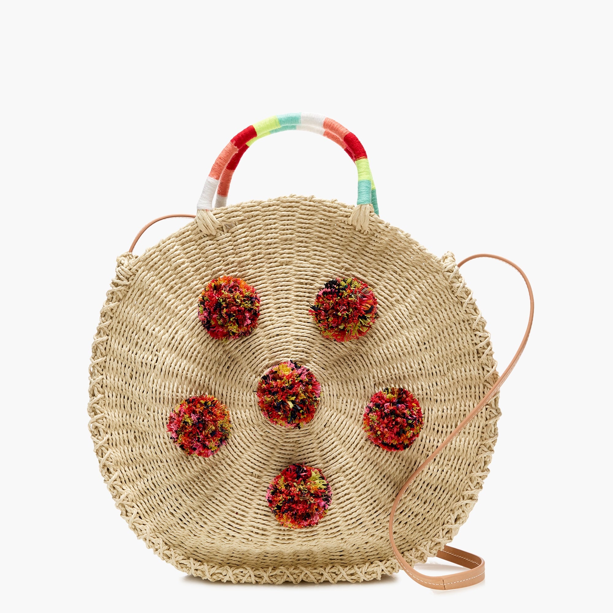 j crew straw tote