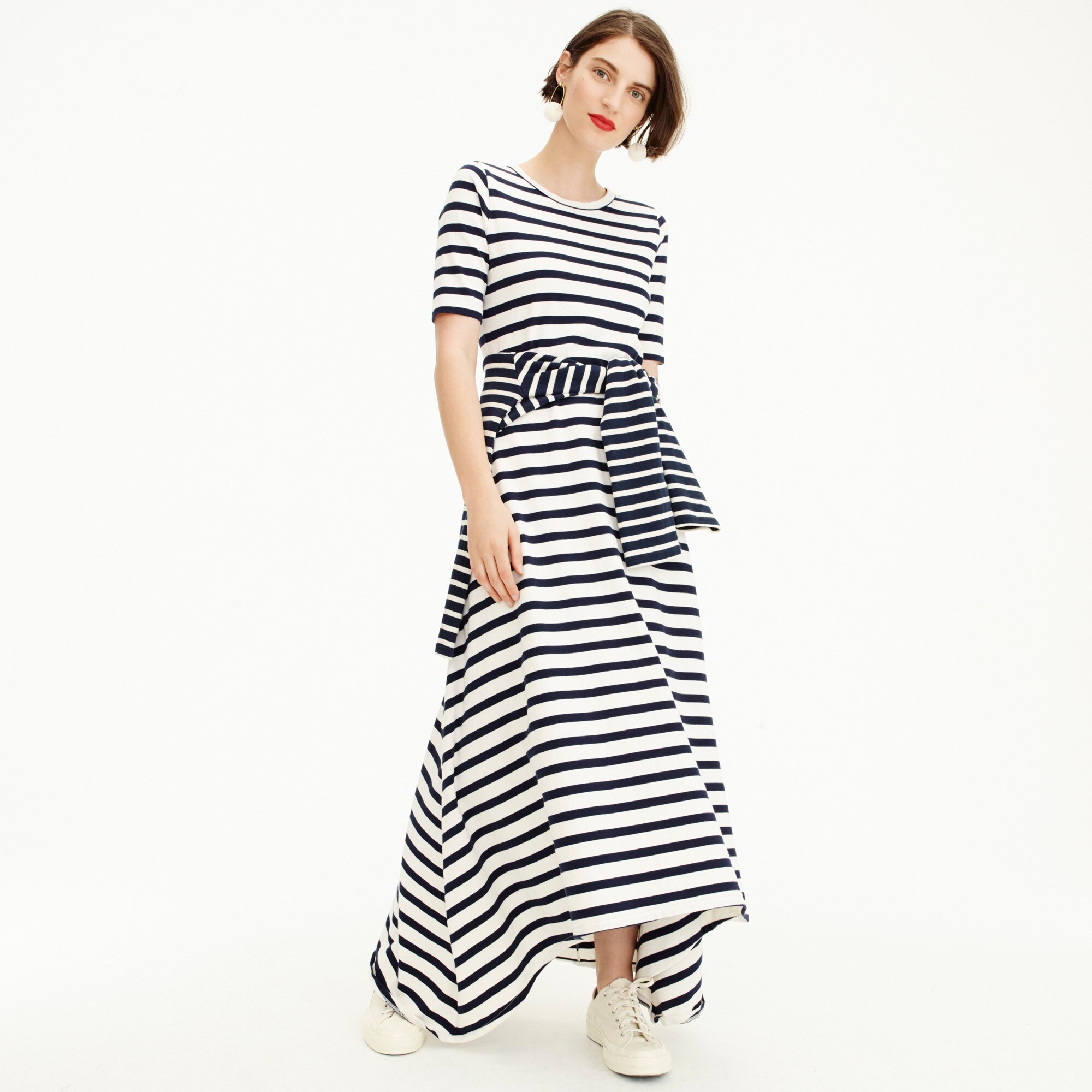 Striped Knit Maxi Dress, J. Crew
