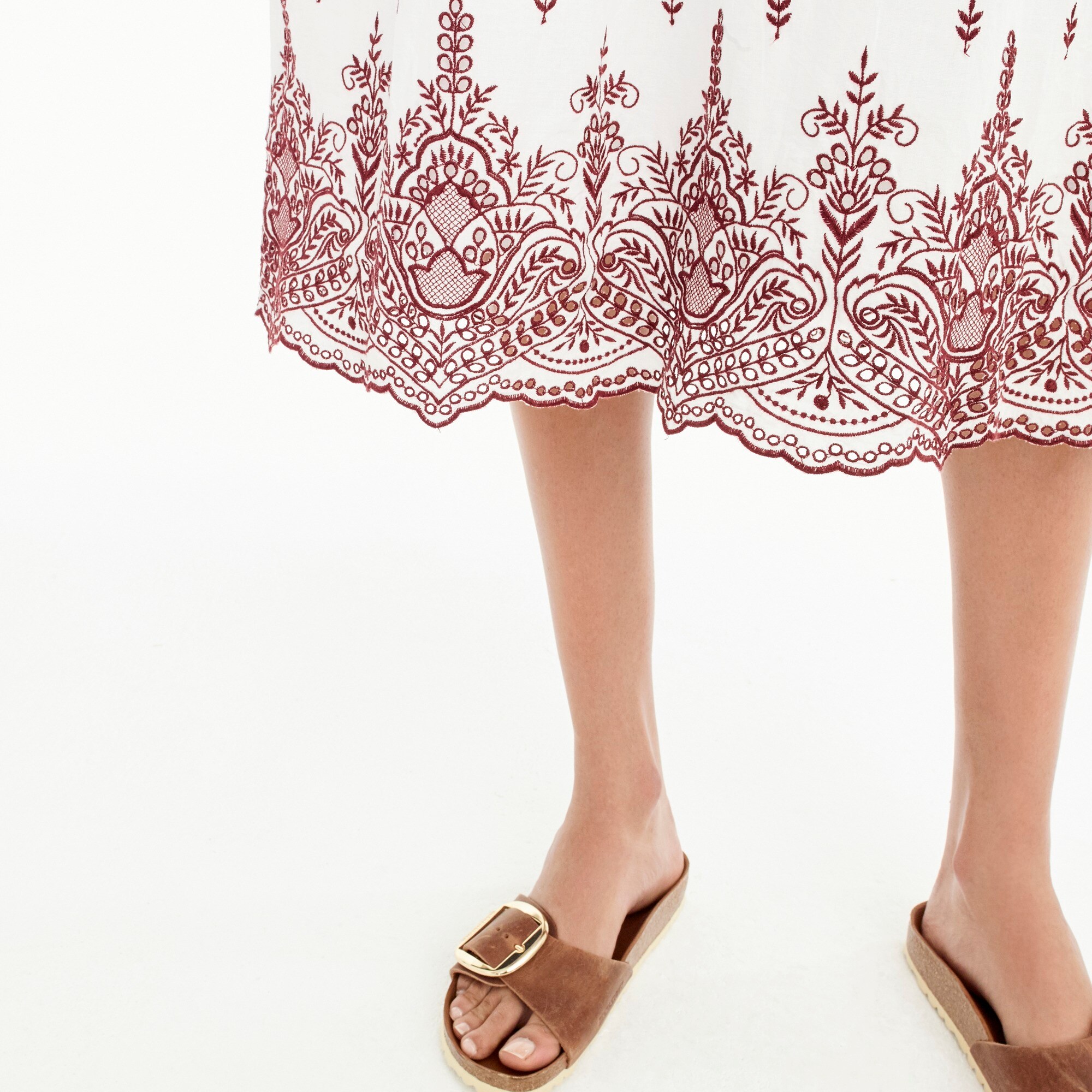 j crew point sur flutter sleeve dress