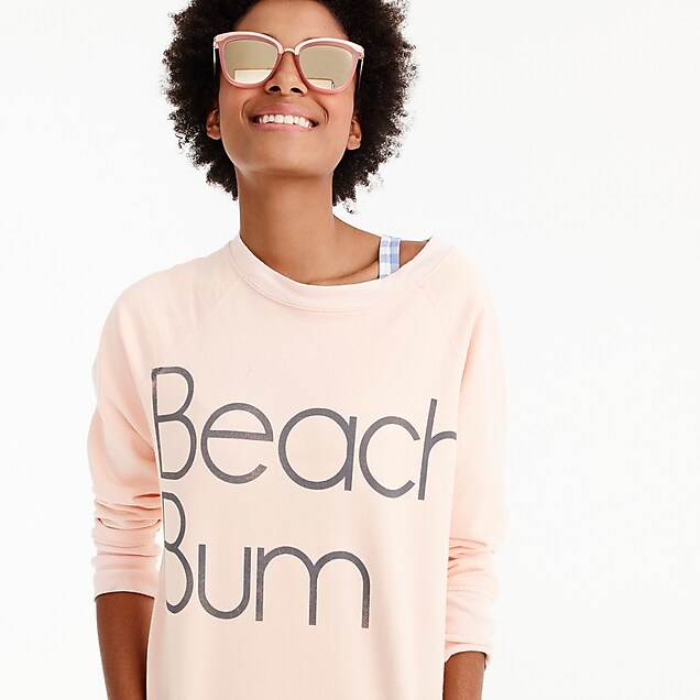 women's beach bum sweatshirt - women's knits