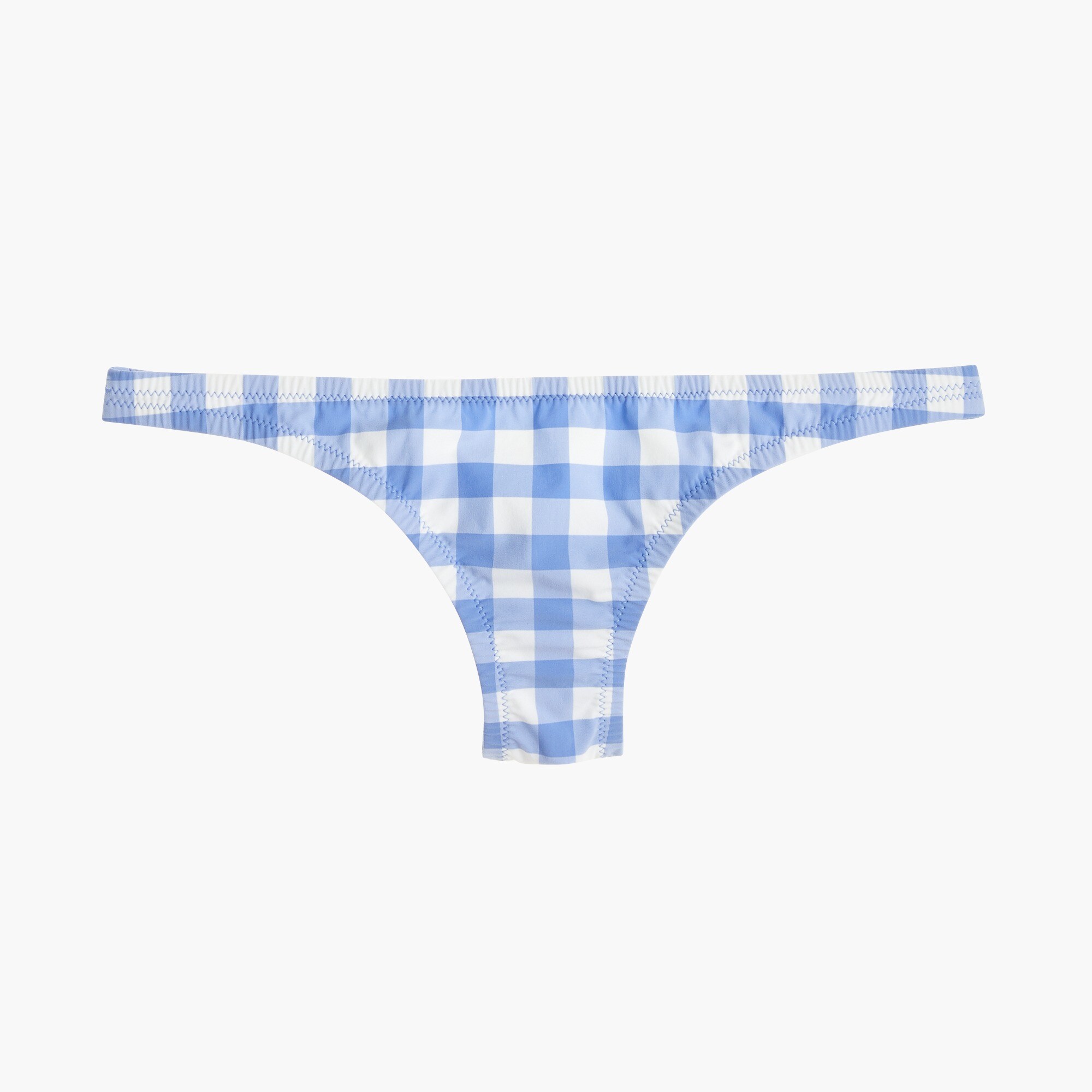 women's lowrider bikini bottom in oversized matte gingham - women's swimwear