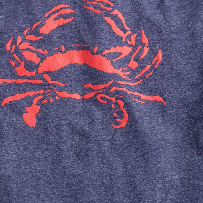 Crab graphic T-shirt DEEP ULTRAMARINE CRAB j.crew: crab graphic t-shirt for men