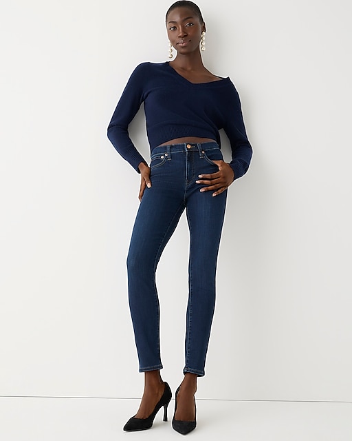  Petite 9&quot; mid-rise toothpick jean in Point Lake wash