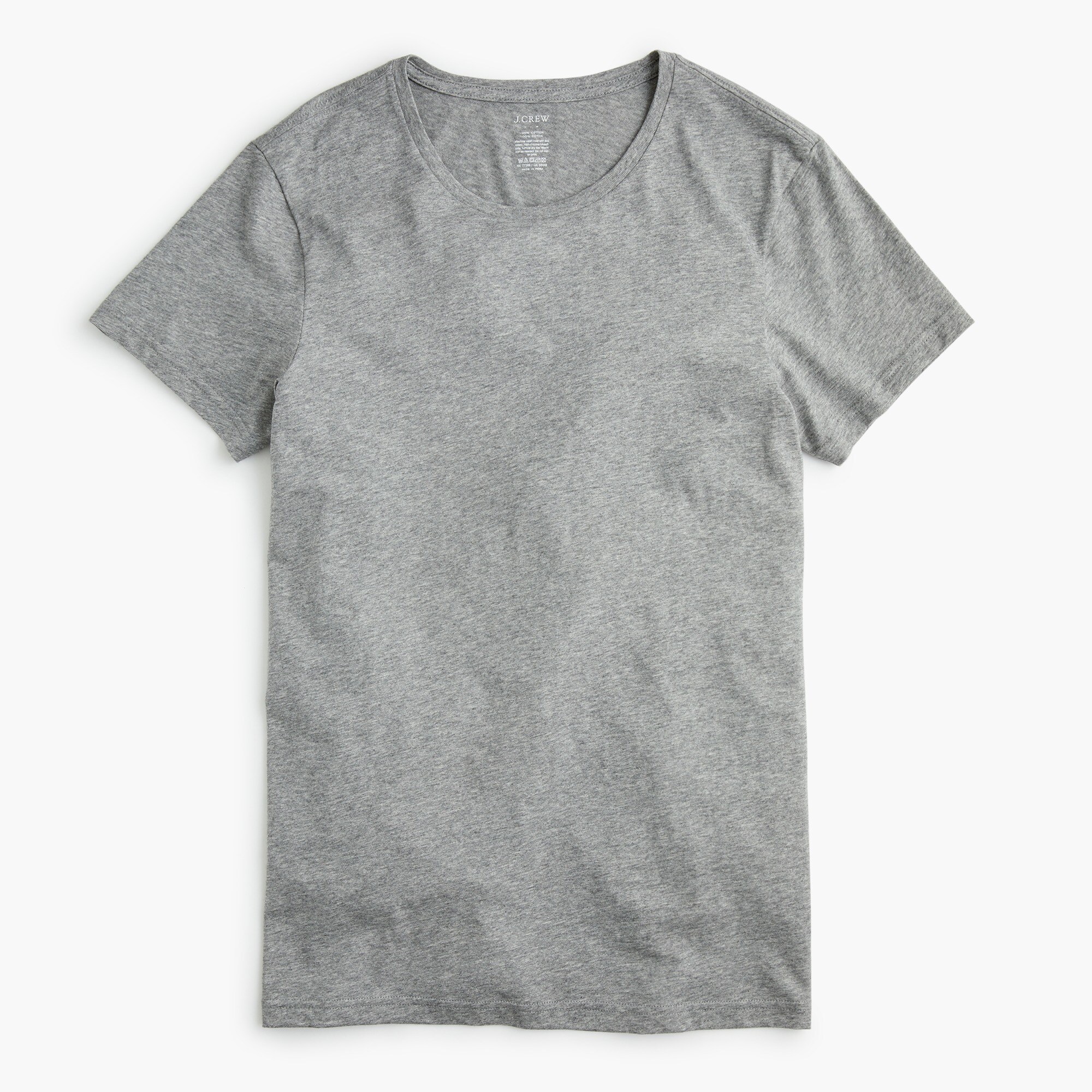 Heather Grey Crewneck Undershirt For Men | J.Crew