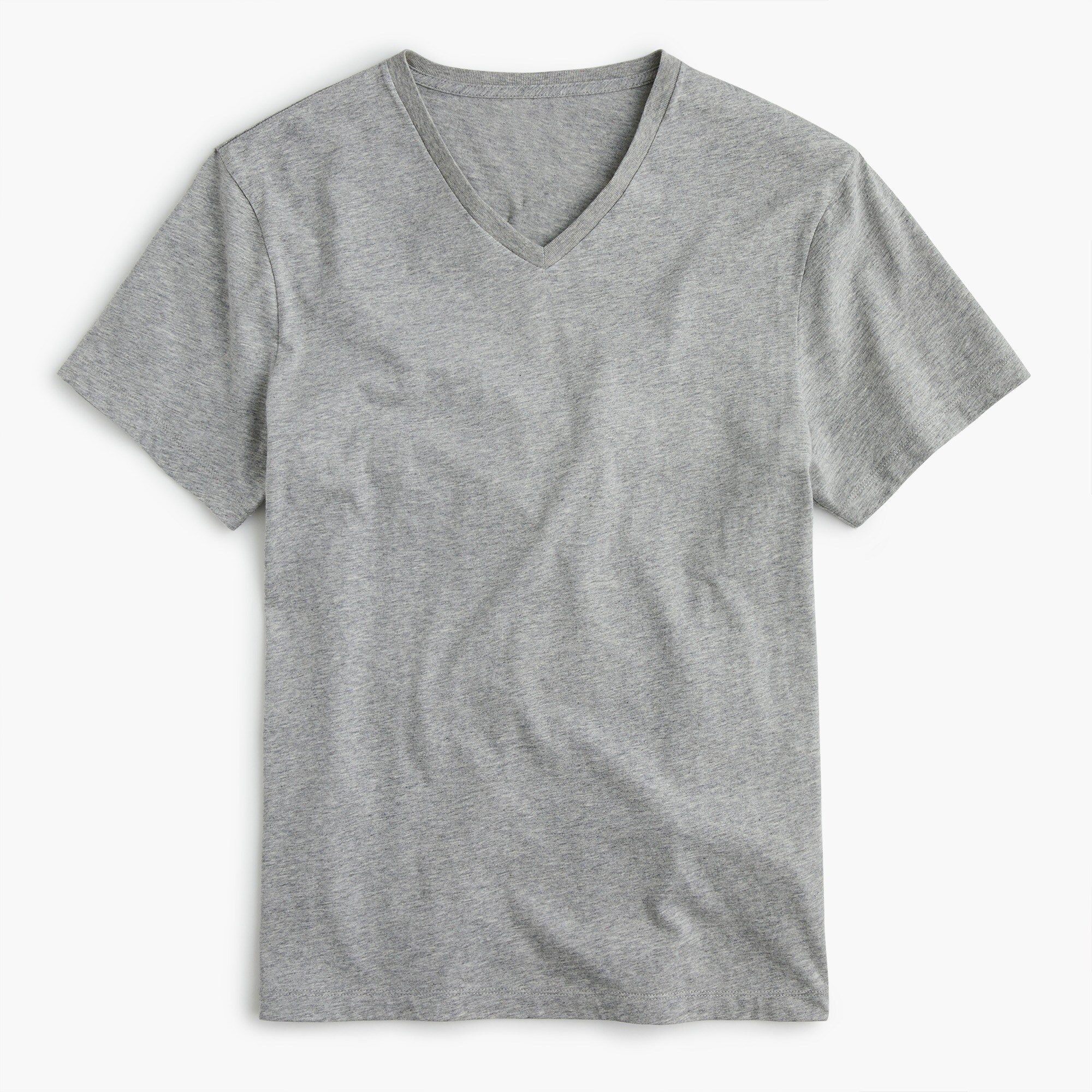 heather grey undershirt white dress shirt Heather Grey V-neck Undershirt For Men