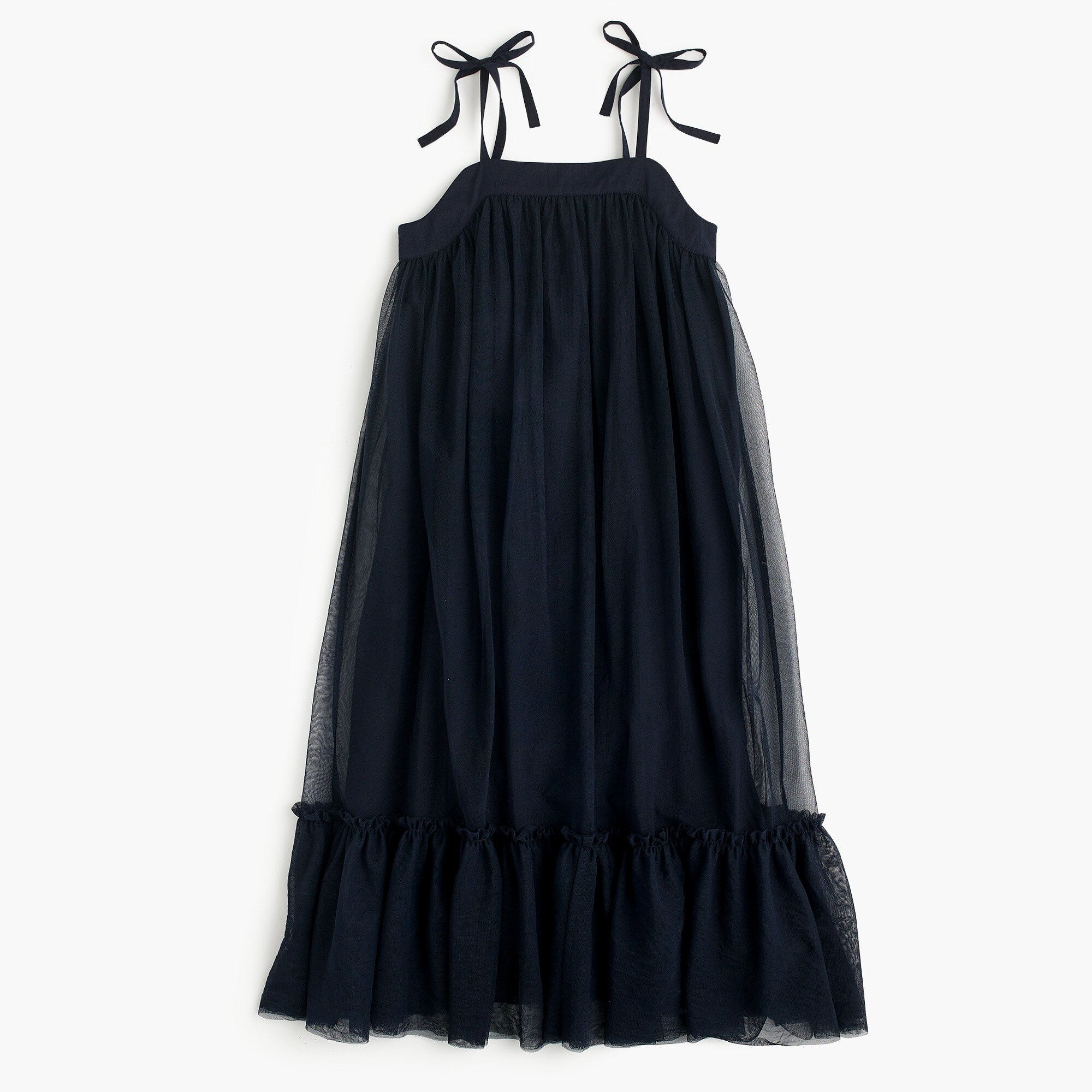 J.Crew Girls Tie shoulder Tulle Dress For Girls