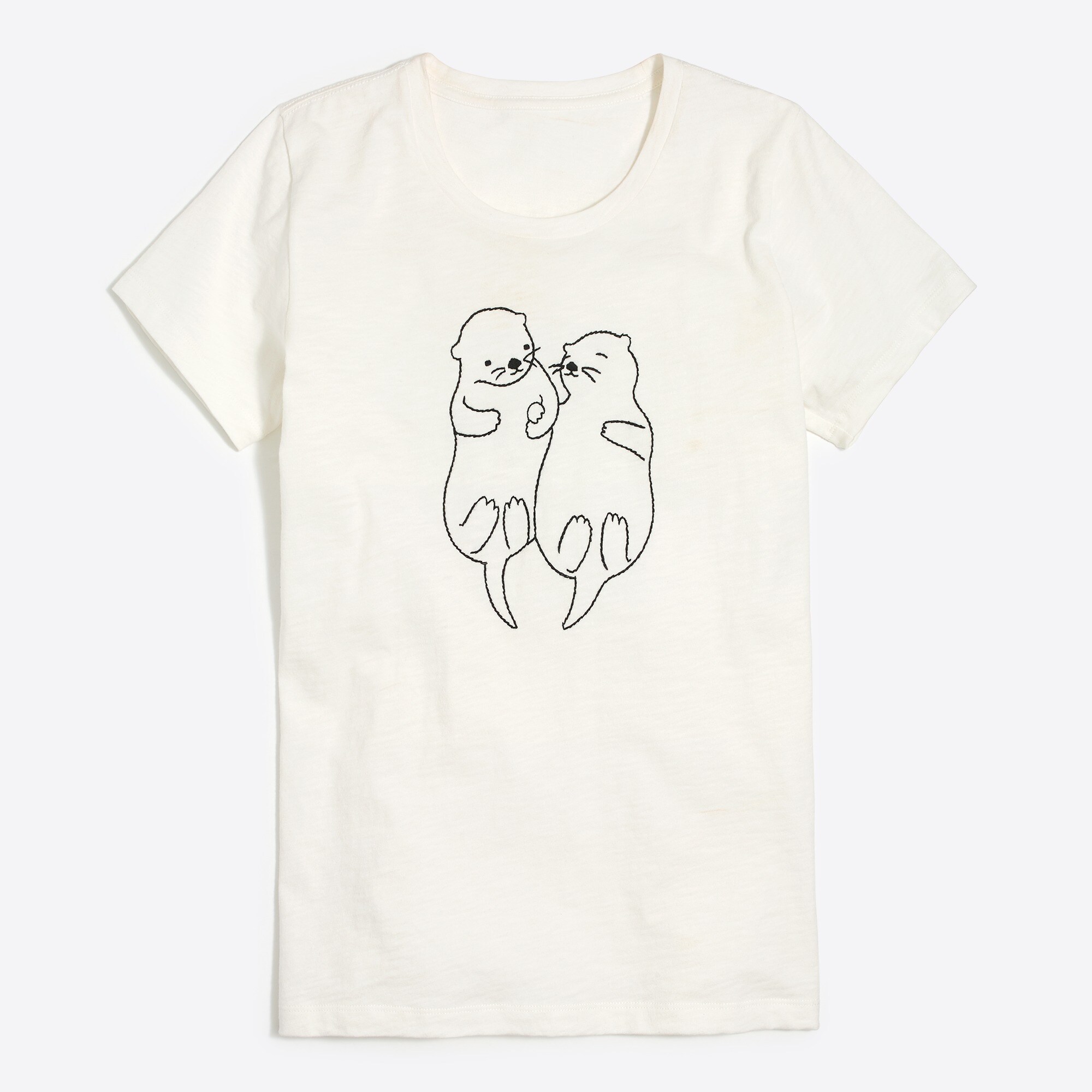 Sleepy otters collector tee