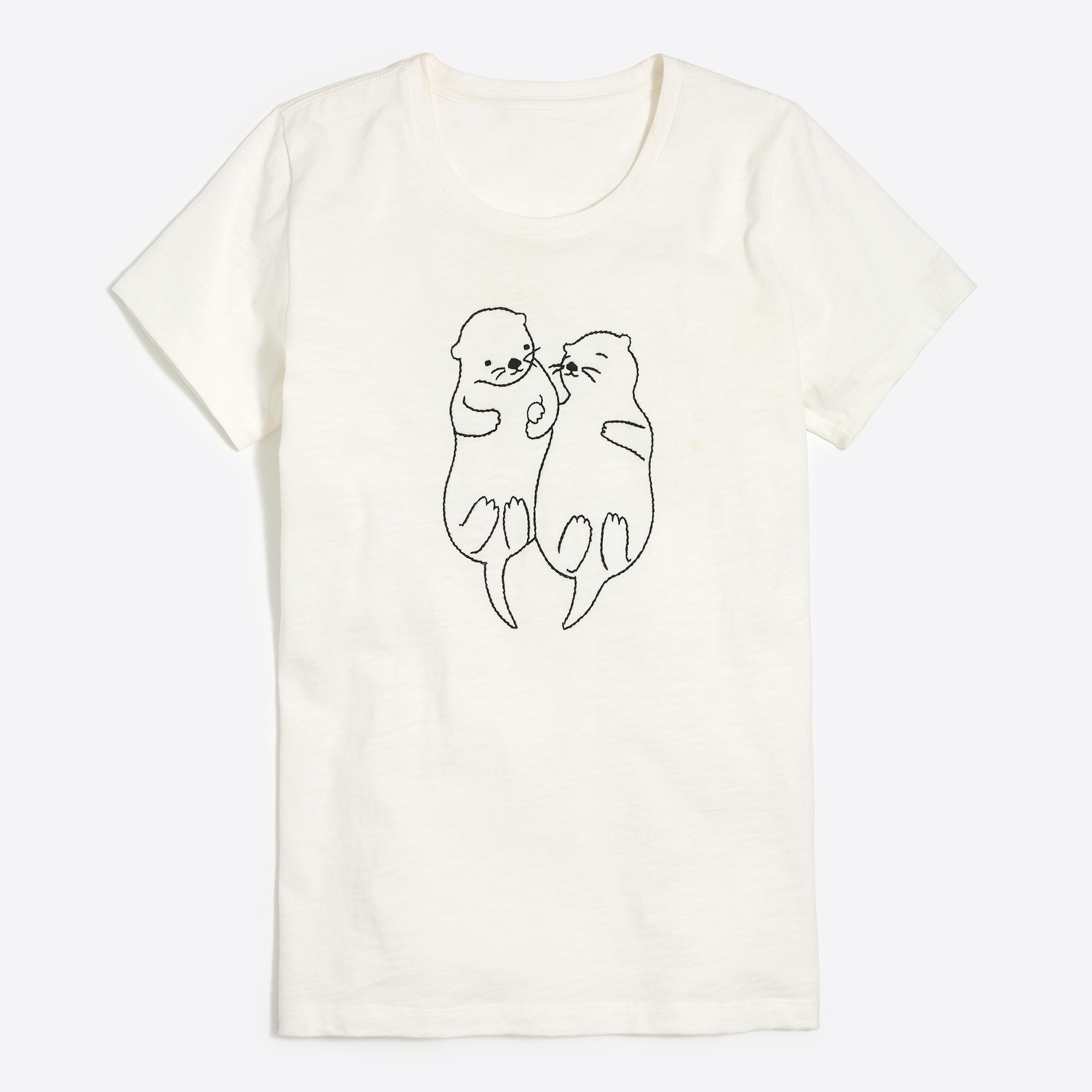 sleepy otters collector tee for women