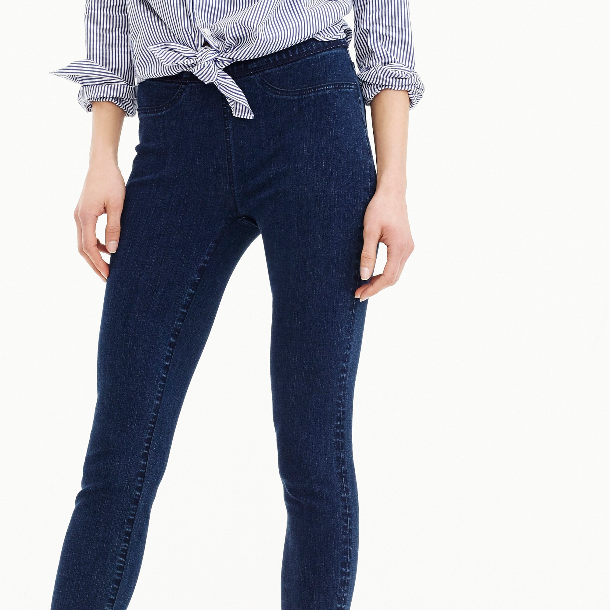 j crew pull on toothpick jeans