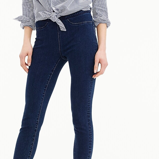 Pull on toothpick jeans