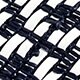 Slide sandals in navy-and-white raffia NAVY WHITE j.crew: slide sandals in navy-and-white raffia for women