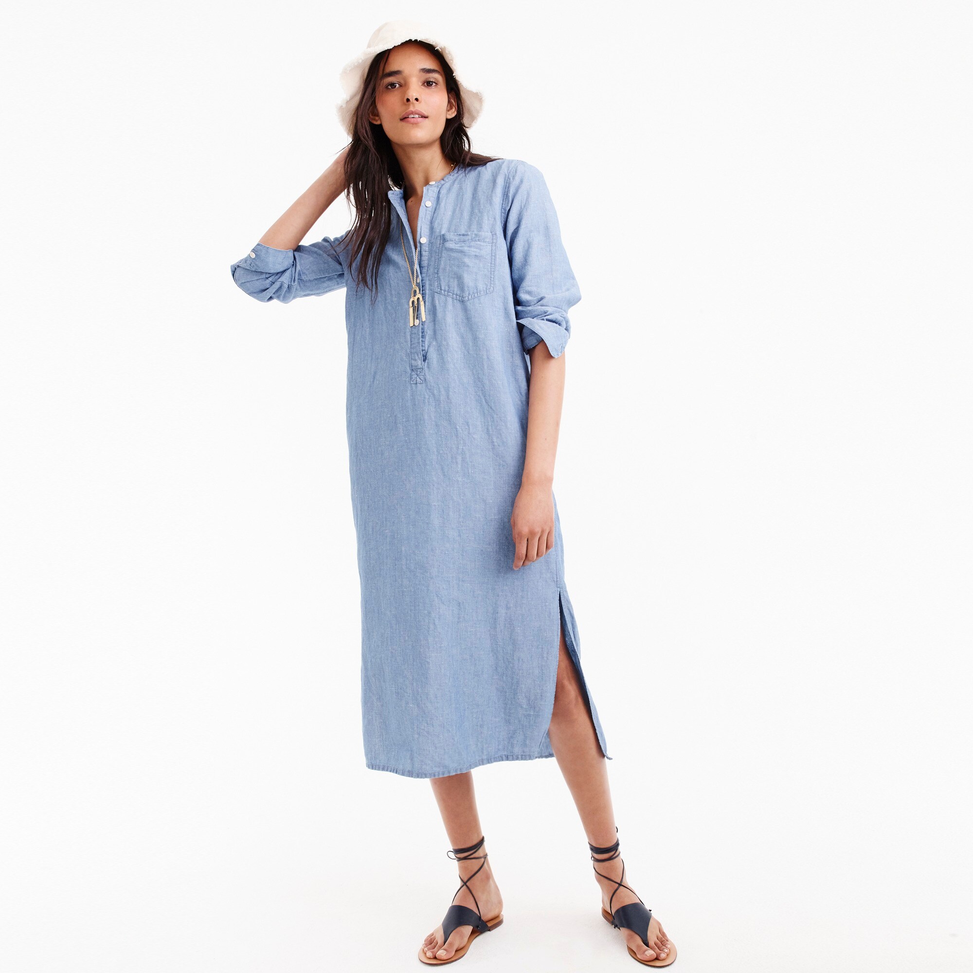 j crew tunic dress