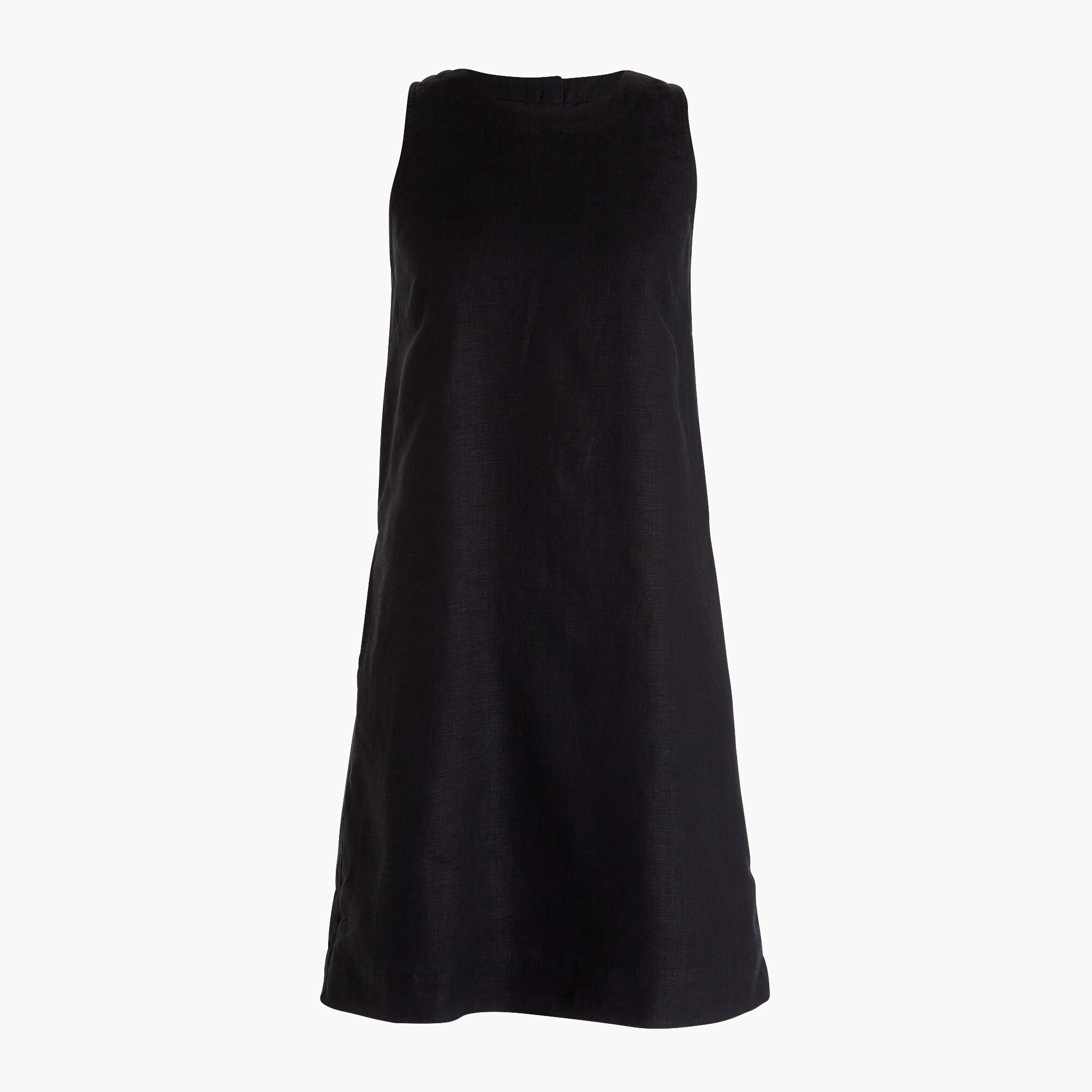 button back shift dress in beauchamps linen Rails