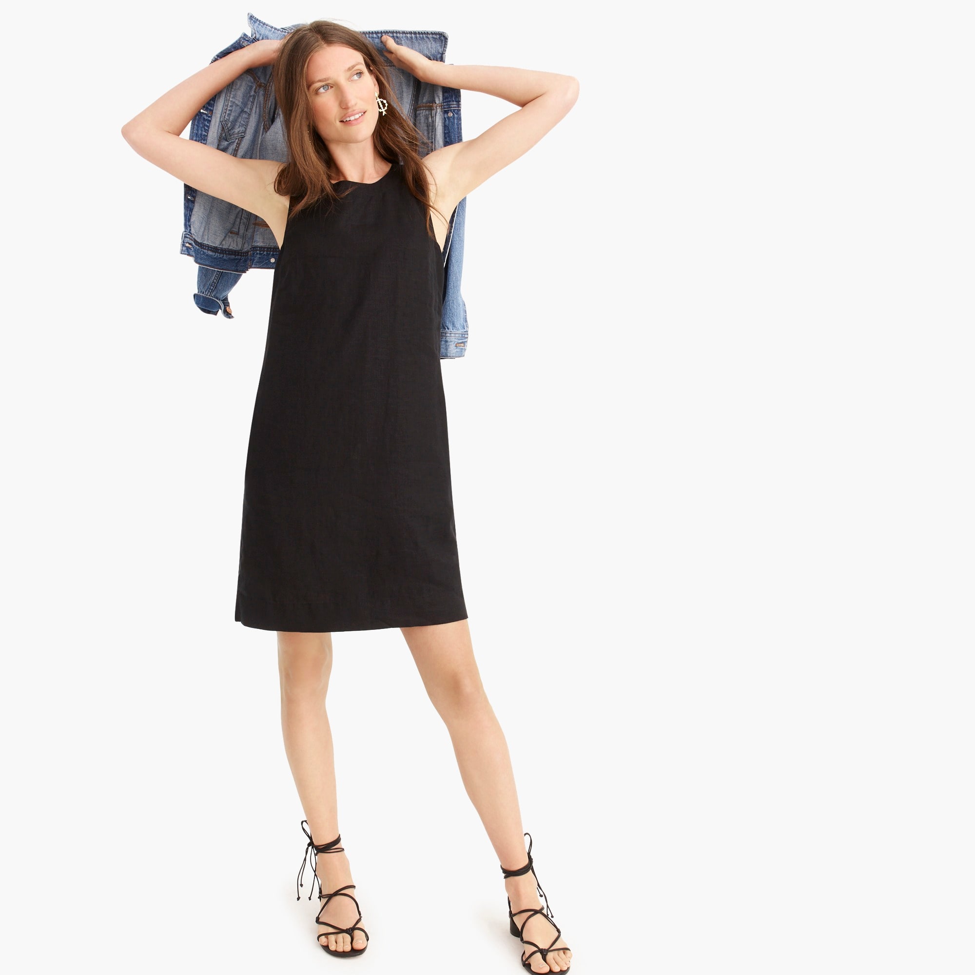 j crew linen dress