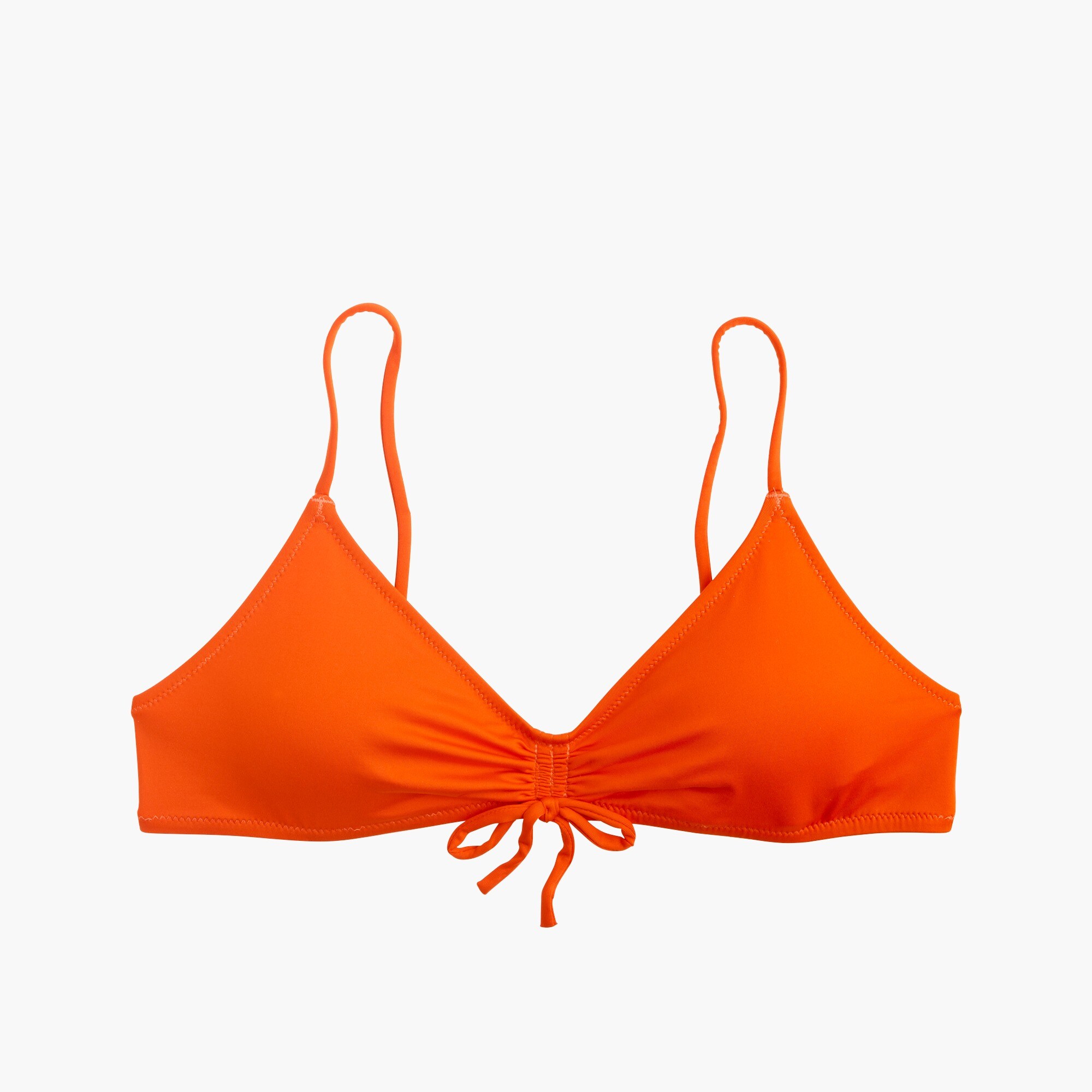 women's j.crew playa laguna ruched bikini top - women's swimwear