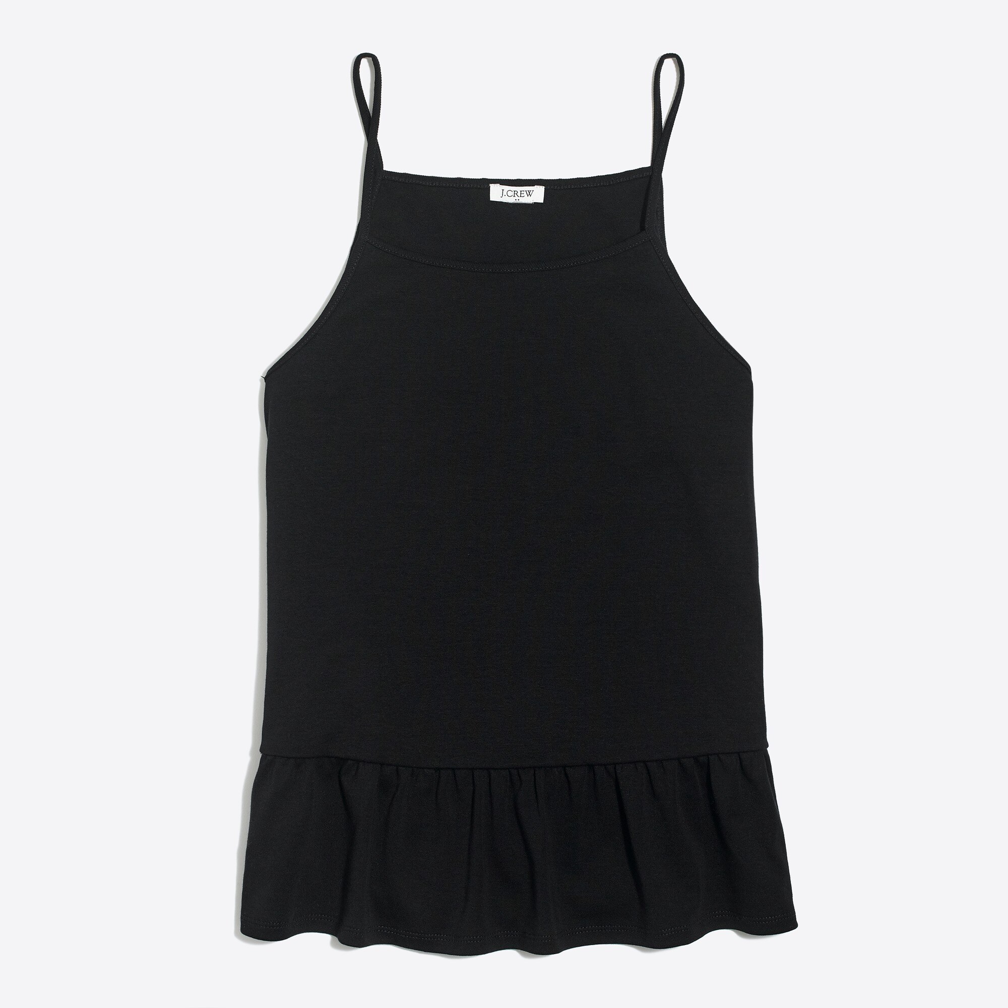 ruffle peplum cami for women