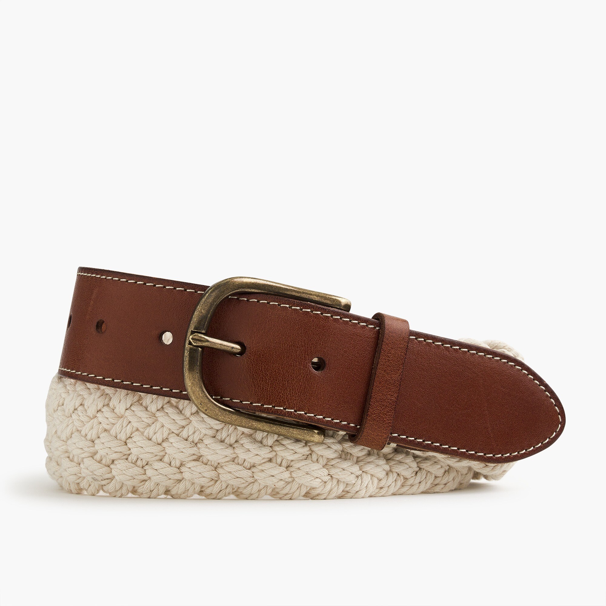 Braided cotton belt in sand