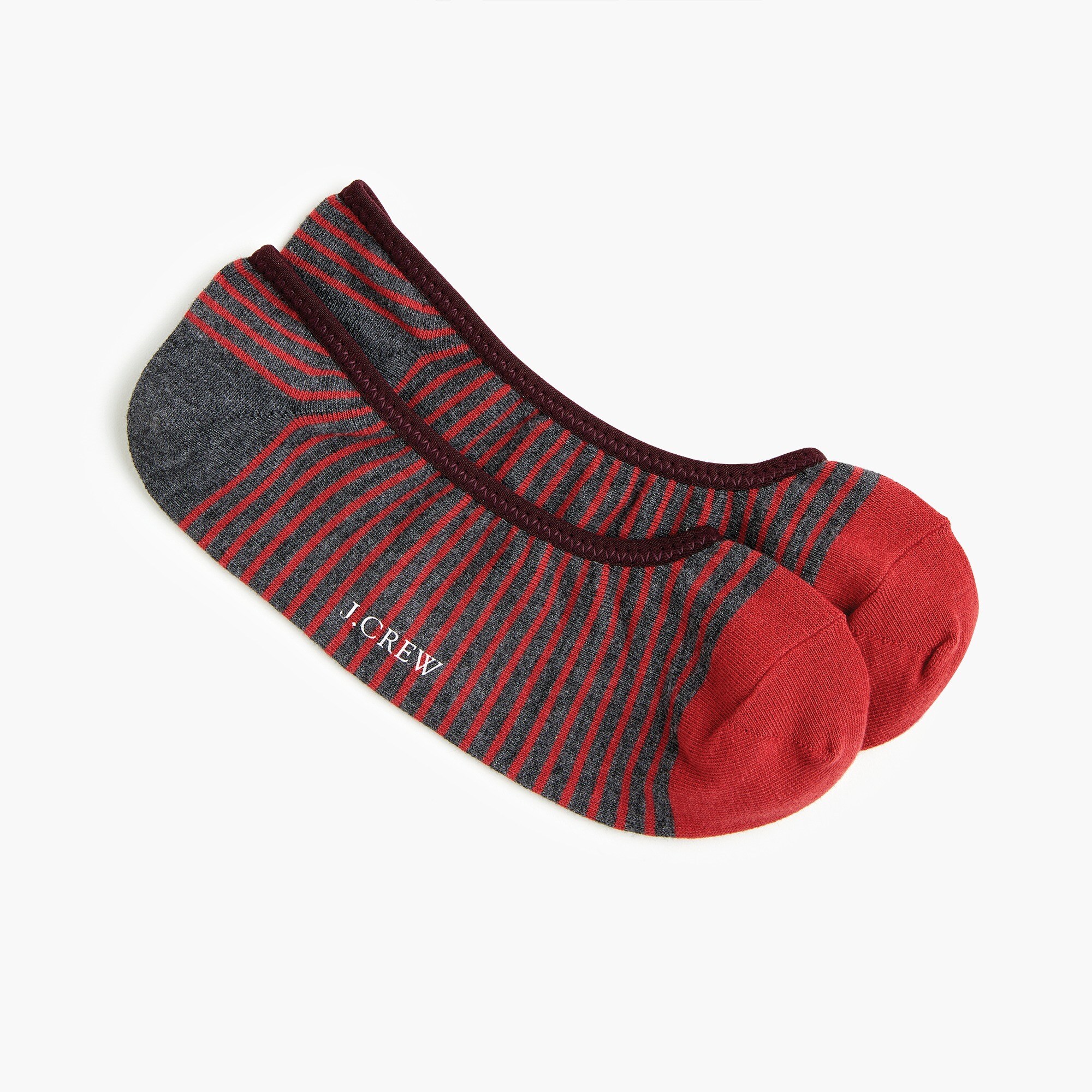 J.Crew Performance Noshow Striped Socks For Men