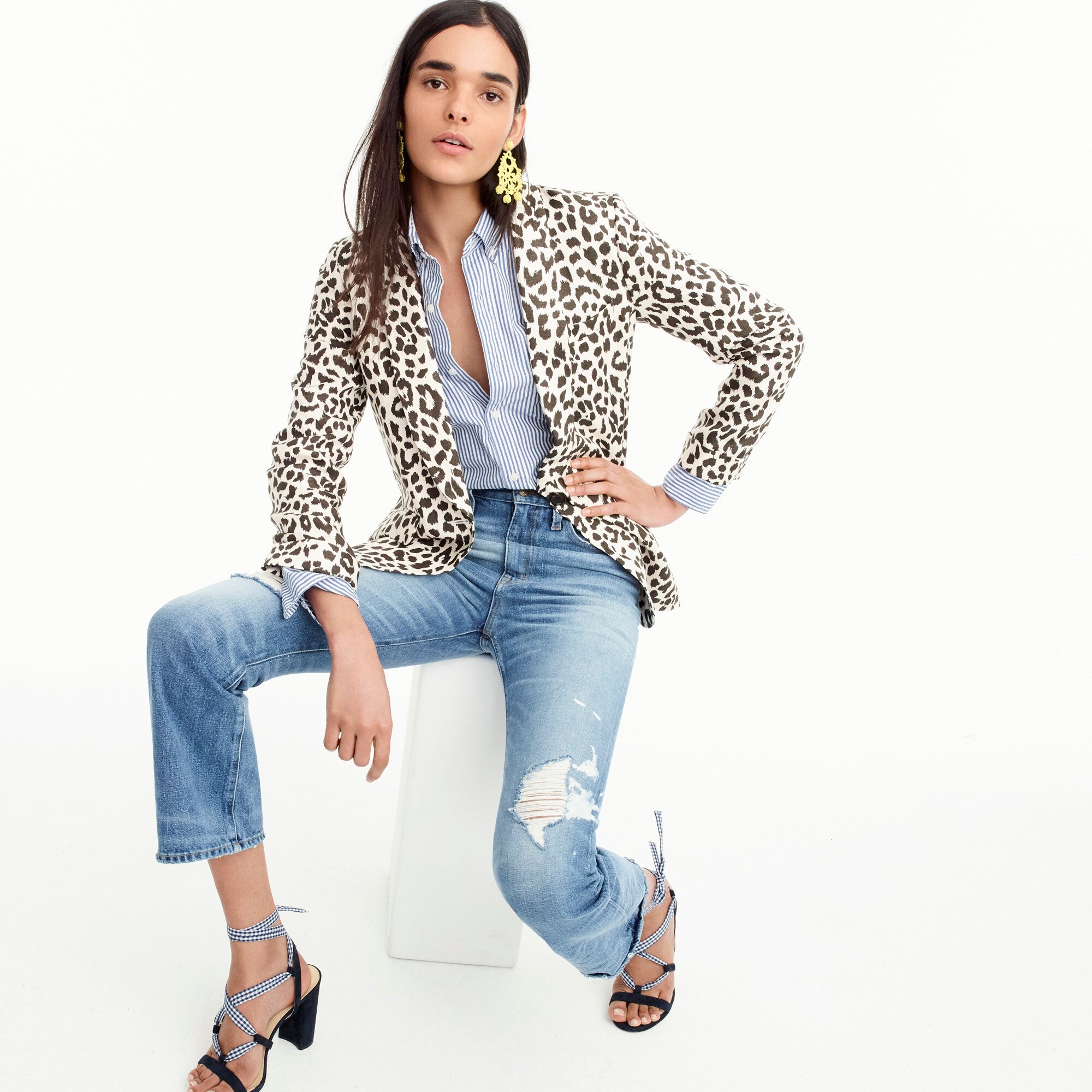 Loving this Leopard Print Blazer | J.Crew