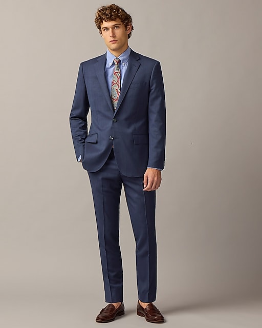 mens Ludlow Slim-fit suit jacket in Italian stretch worsted wool