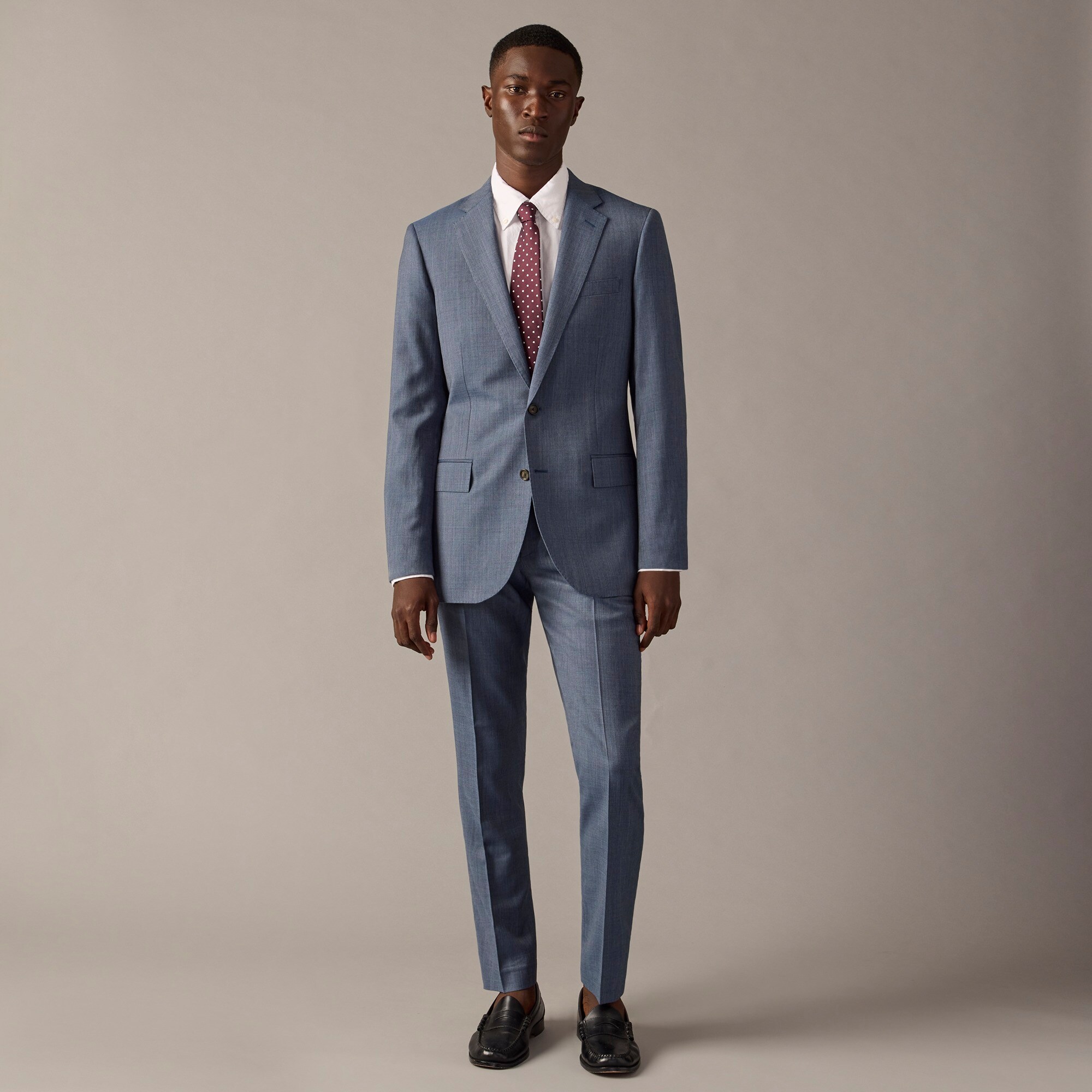  Ludlow Slim-fit suit jacket in Italian stretch worsted wool blend