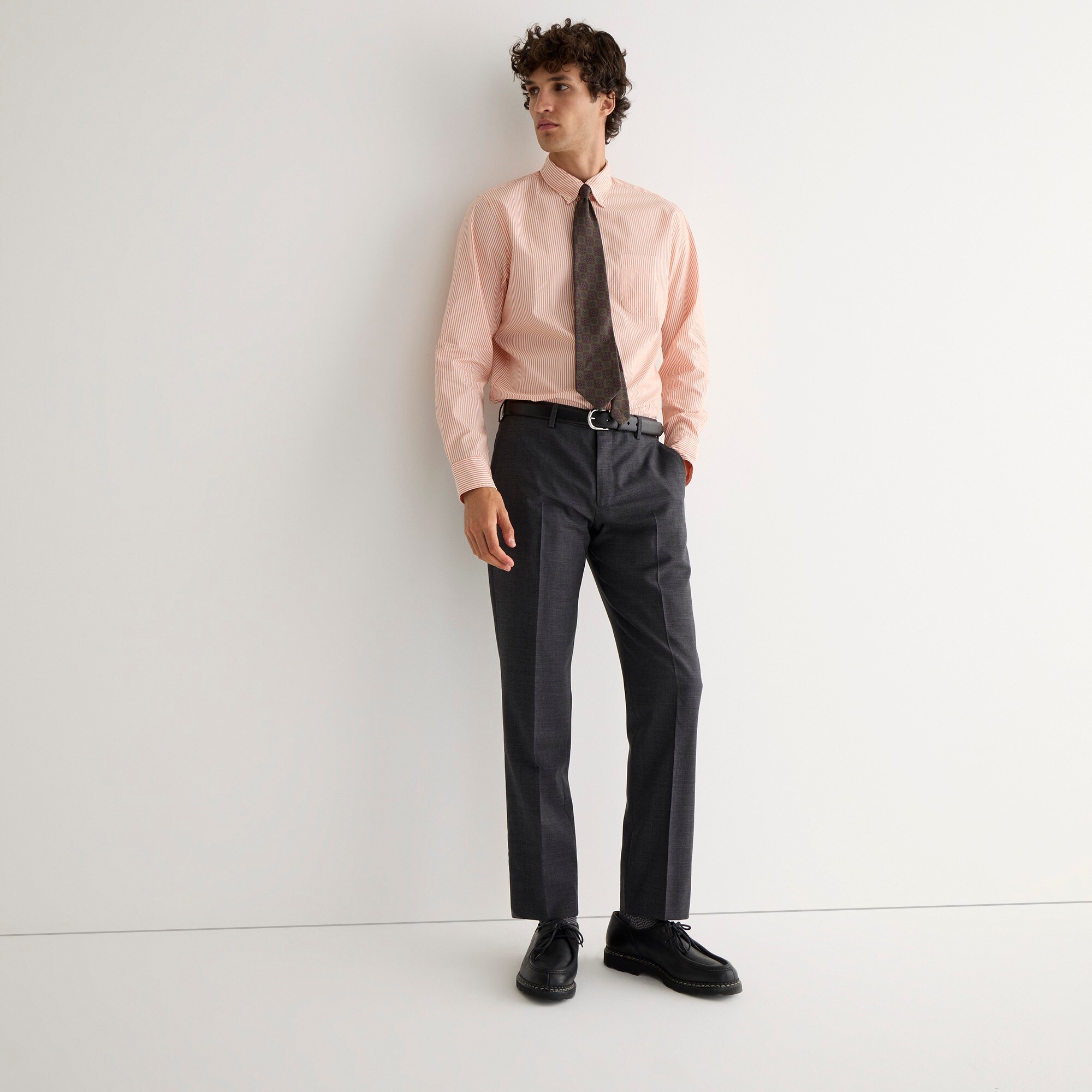 mens Ludlow Classic-fit suit pant in Italian stretch four-season wool blend