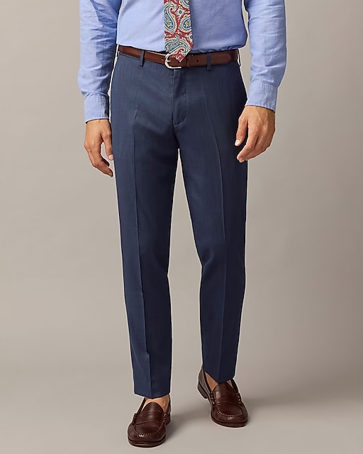 mens Ludlow Slim-fit suit pant in Italian stretch worsted wool