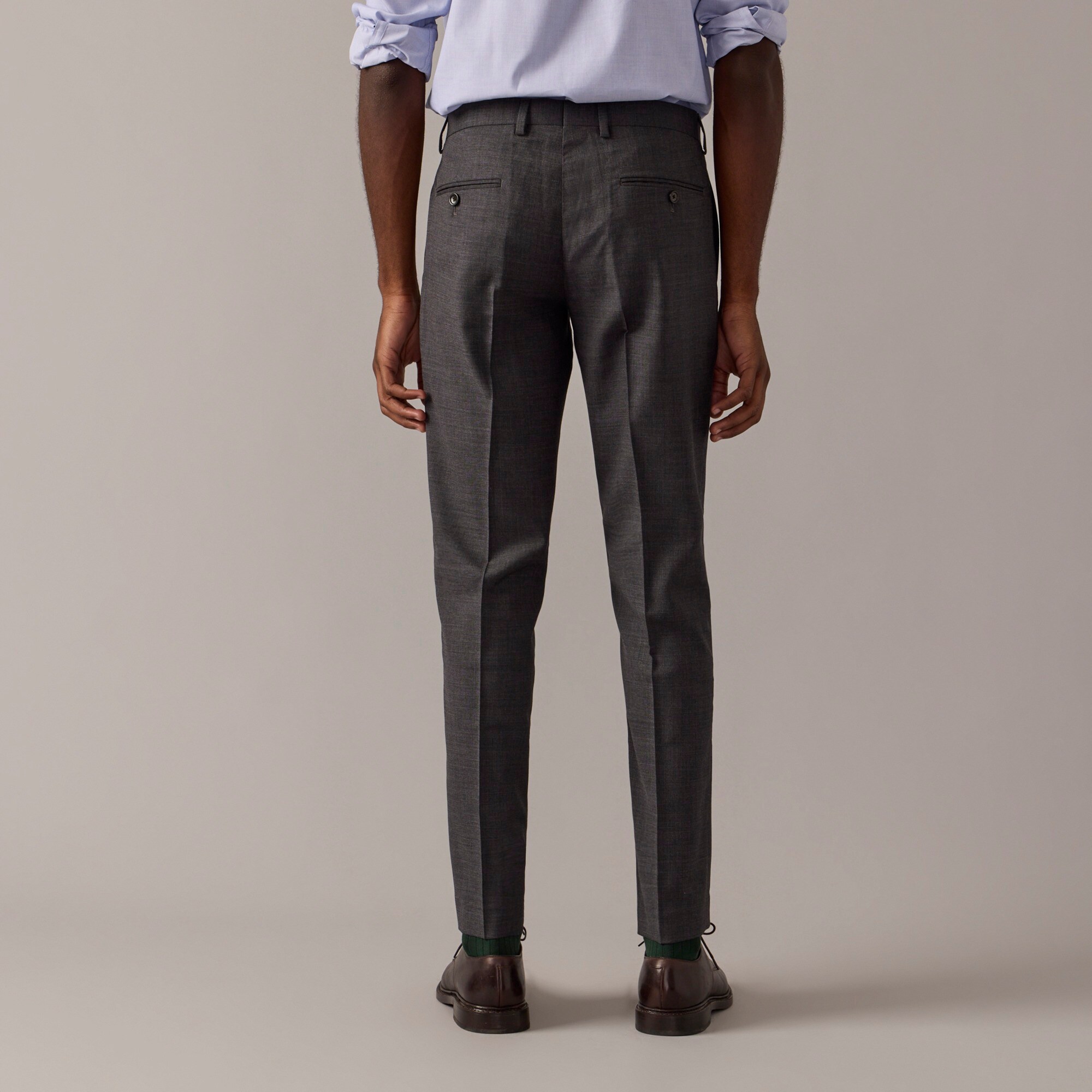 Ludlow Slim-fit suit pant in Italian stretch worsted wool blend