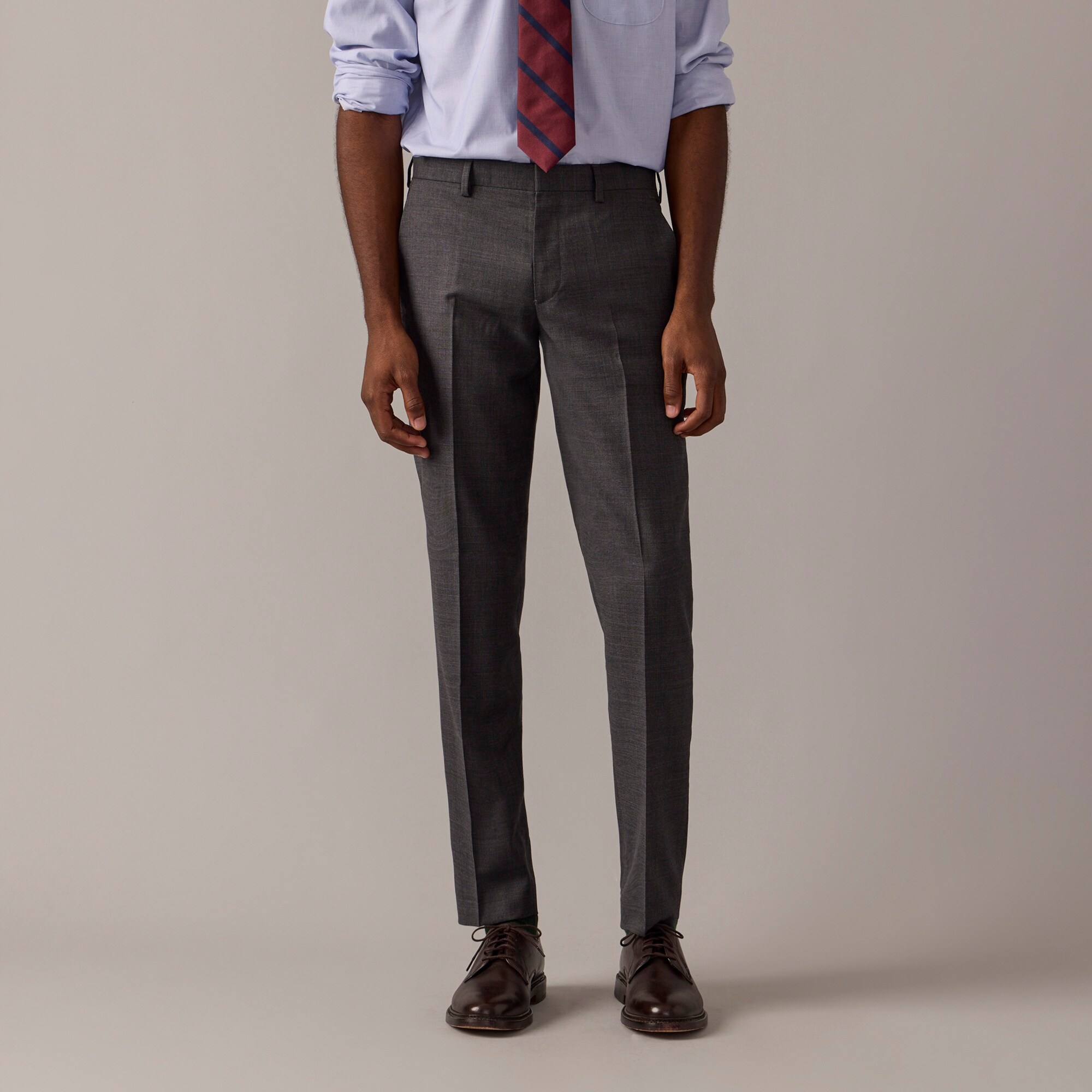 Ludlow Slim-fit suit pant in Italian stretch worsted wool blend