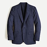 Ludlow Classic-fit unstructured suit jacket in cotton-linen