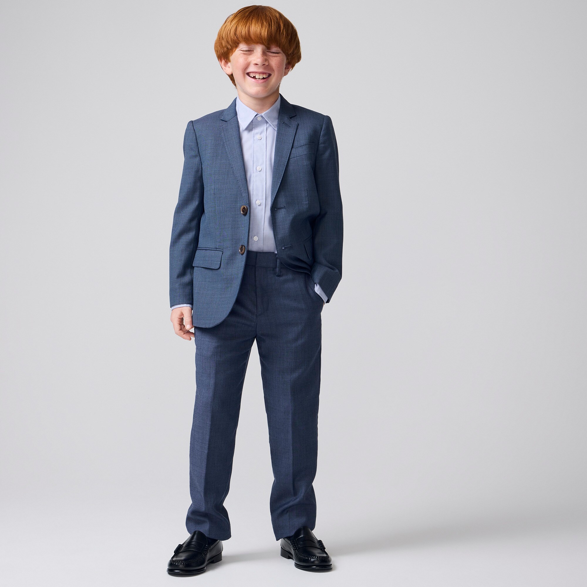  Boys' slim Ludlow suit pant in stretch worsted wool blend