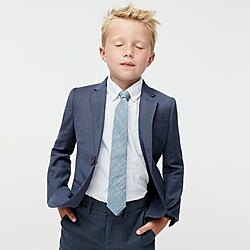 Boys' Ludlow suit jacket in stretch worsted wool blend