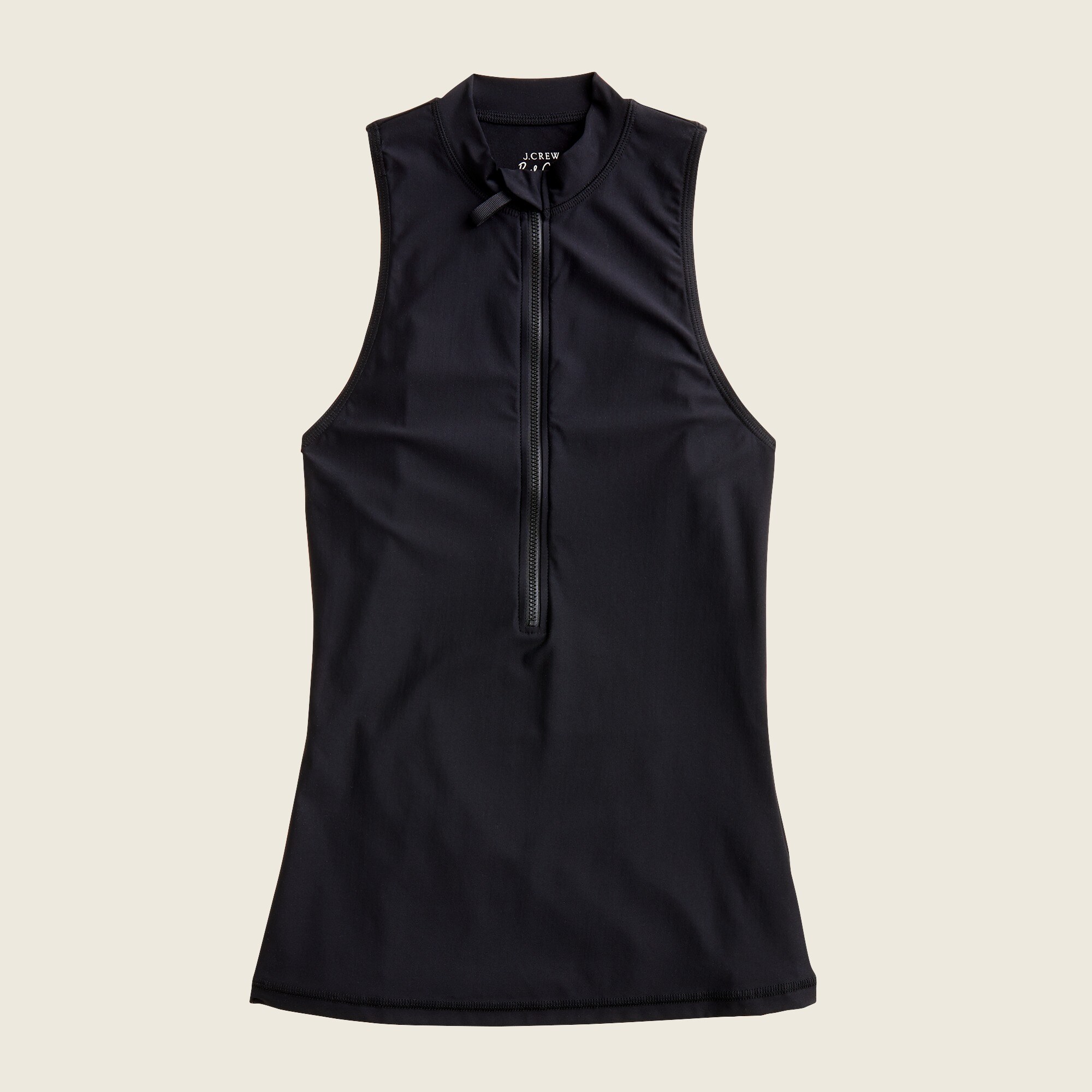 j.crew: sleeveless rash guard for women, right side, view zoomed