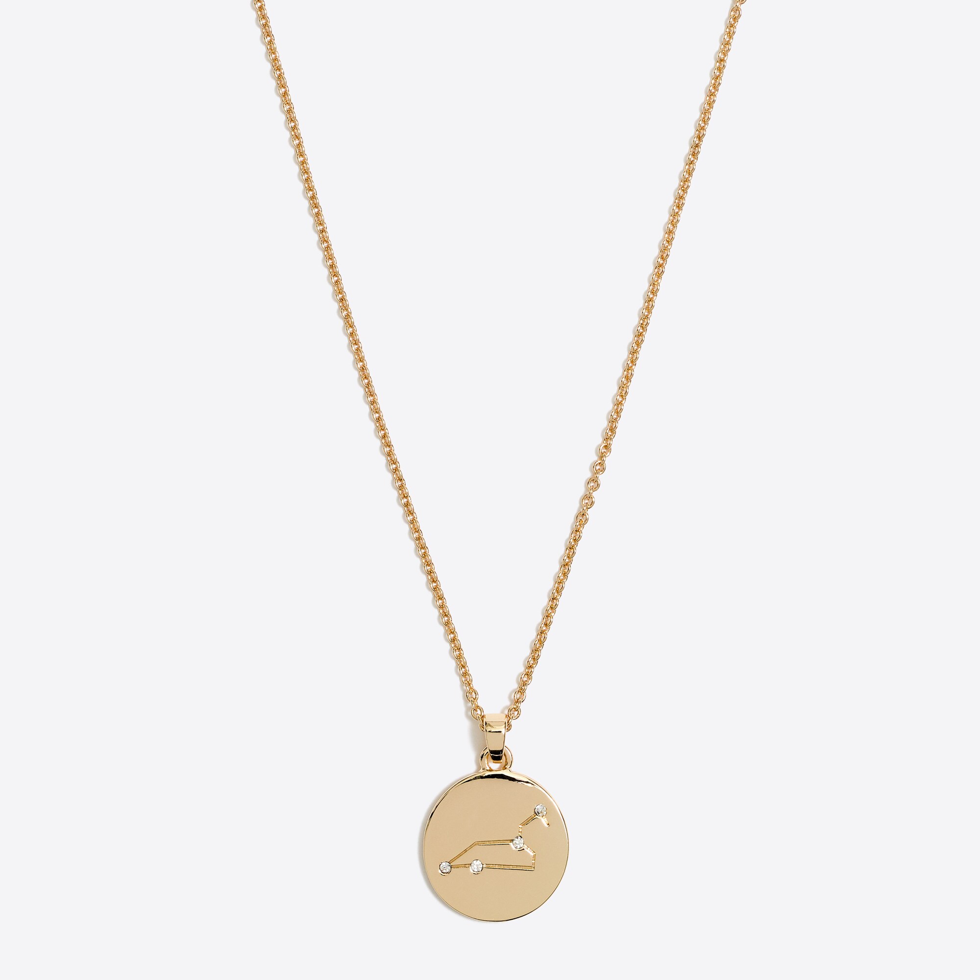 Zodiac pendant necklace