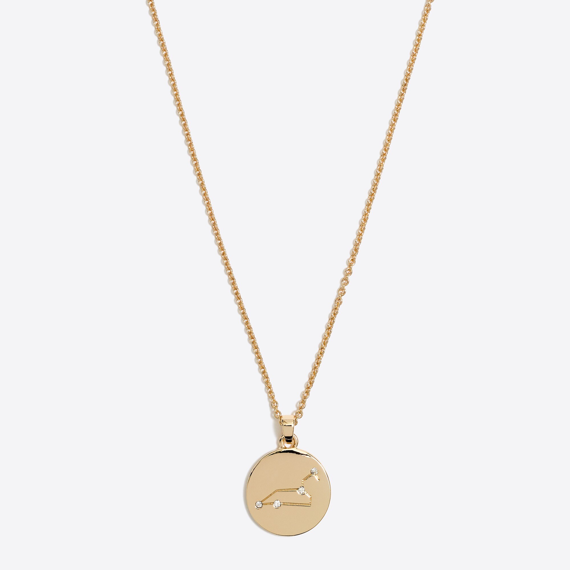 Zodiac pendant necklace
