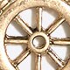 Ship's wheel pendant necklace ANTIQUE GOLD factory: ship's wheel pendant necklace for women