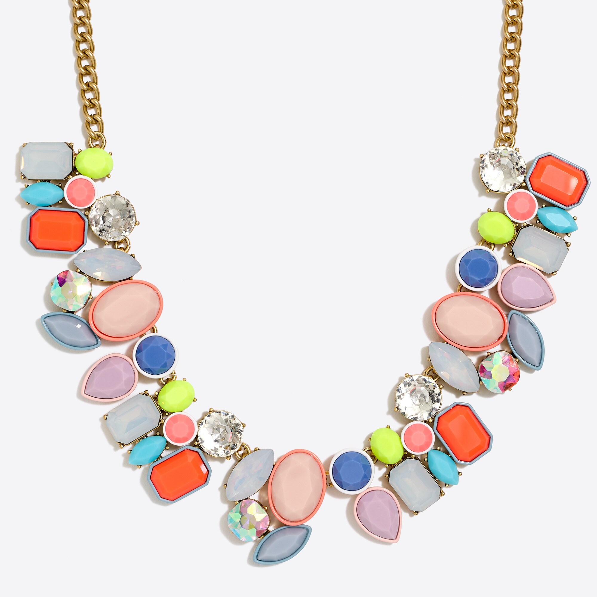 Colorful fiesta statement necklace