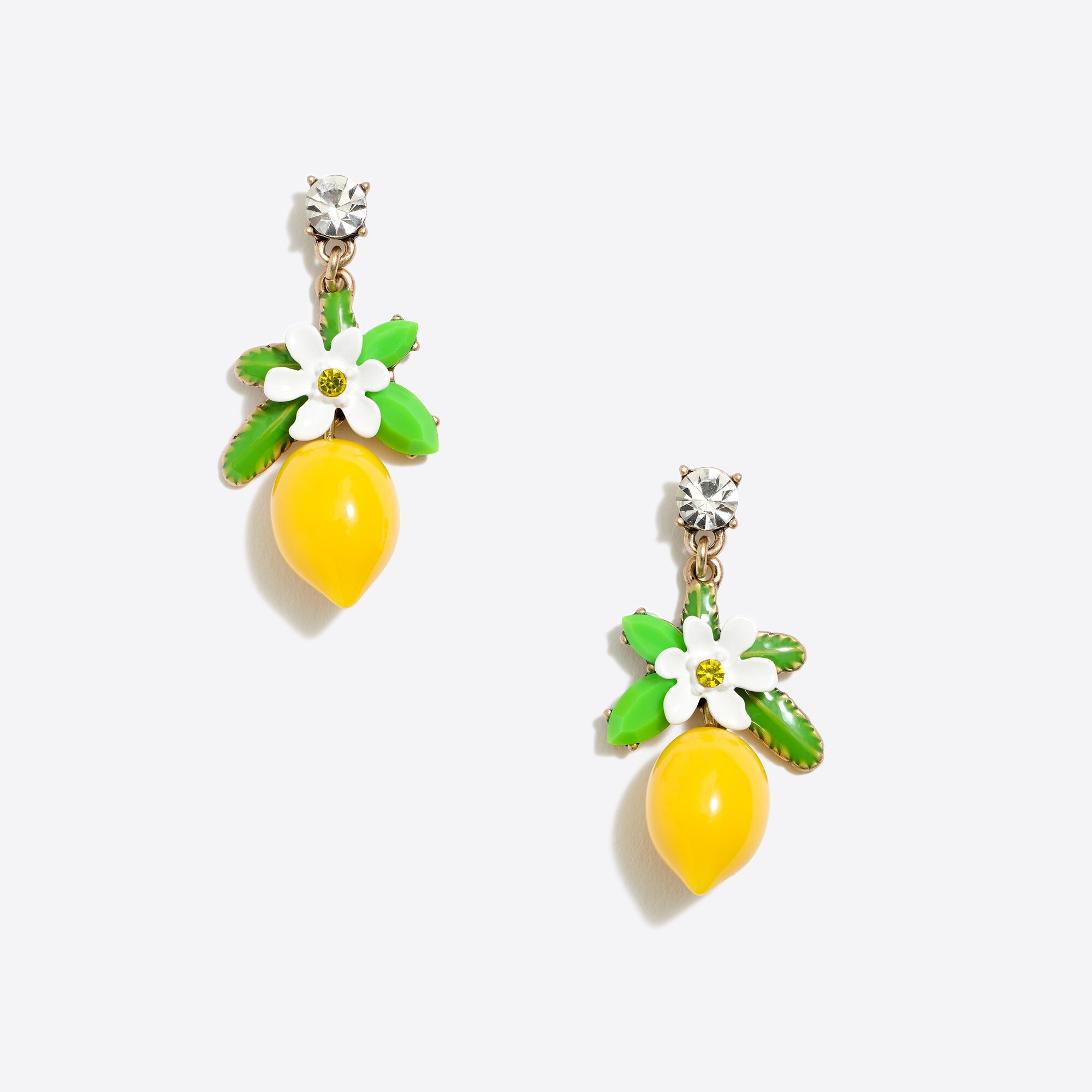 Lemon blossom drop earrings