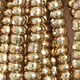 Beaded circle tassel earrings METALLIC GOLD factory: beaded circle tassel earrings for women
