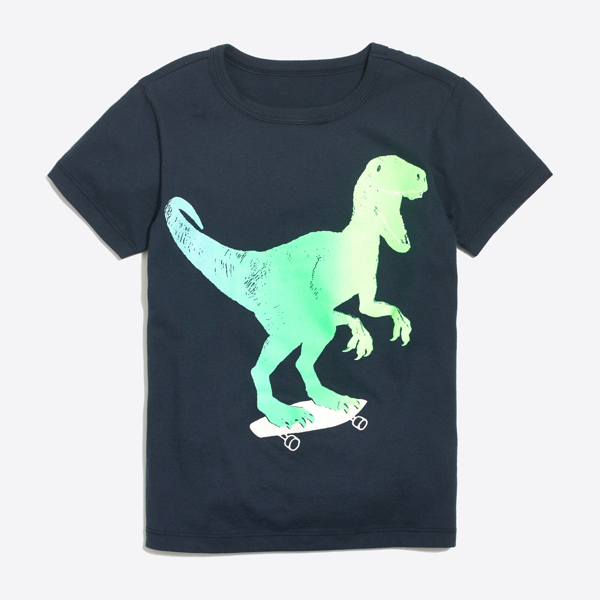 Boys' short-sleeve Dino skateboarding tee