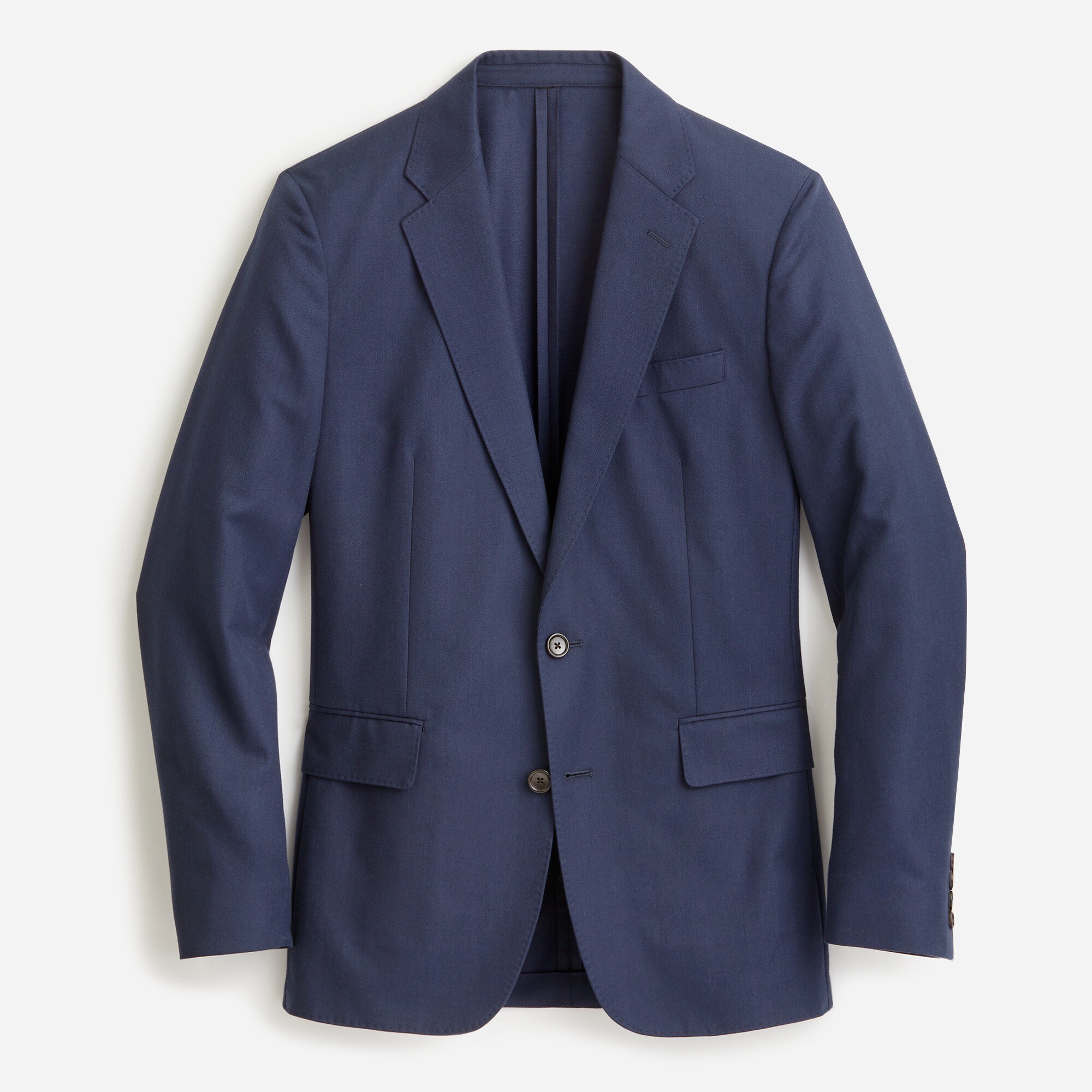  Ludlow Slim-fit unstructured suit jacket in English cotton-wool blend twill