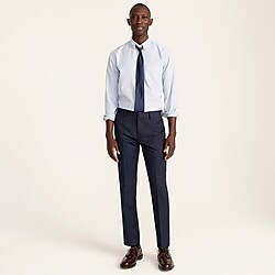 Ludlow Slim-fit unstructured suit pant in English cotton-wool blend  twill