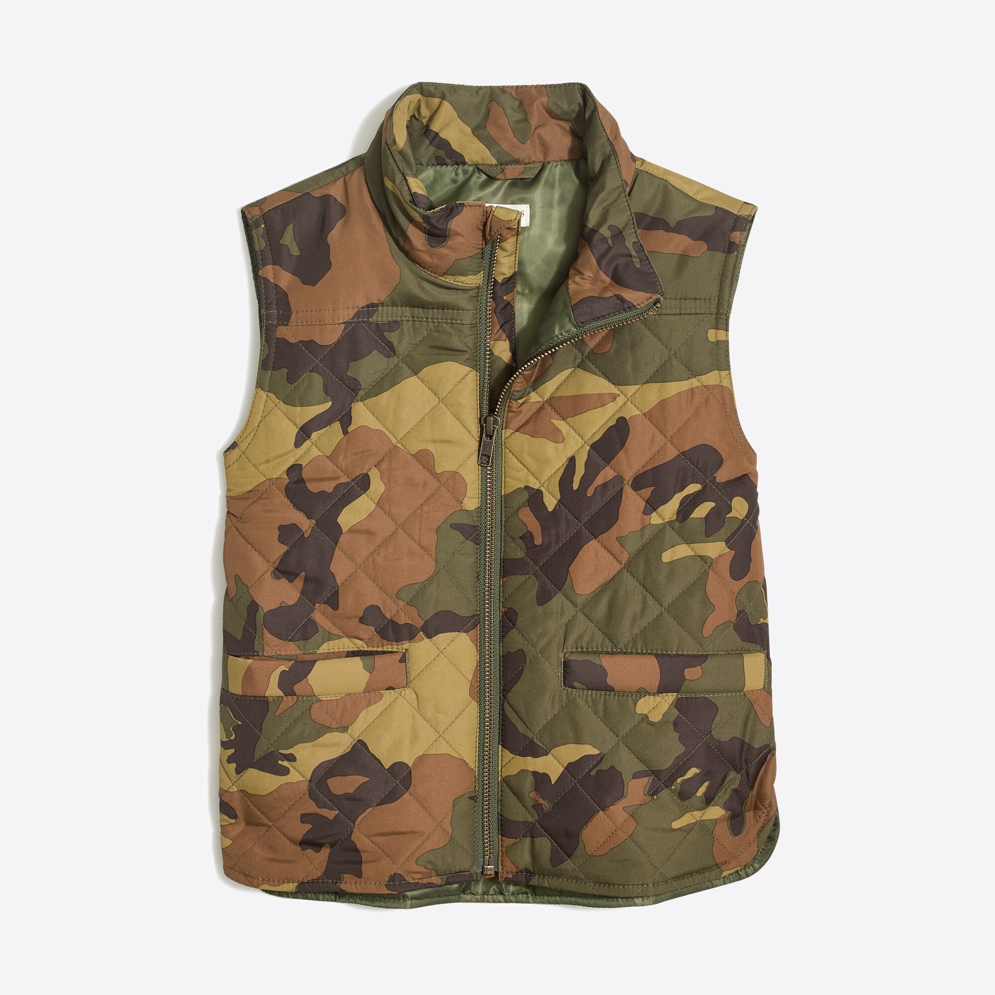 Boys' Walker vest in camo print